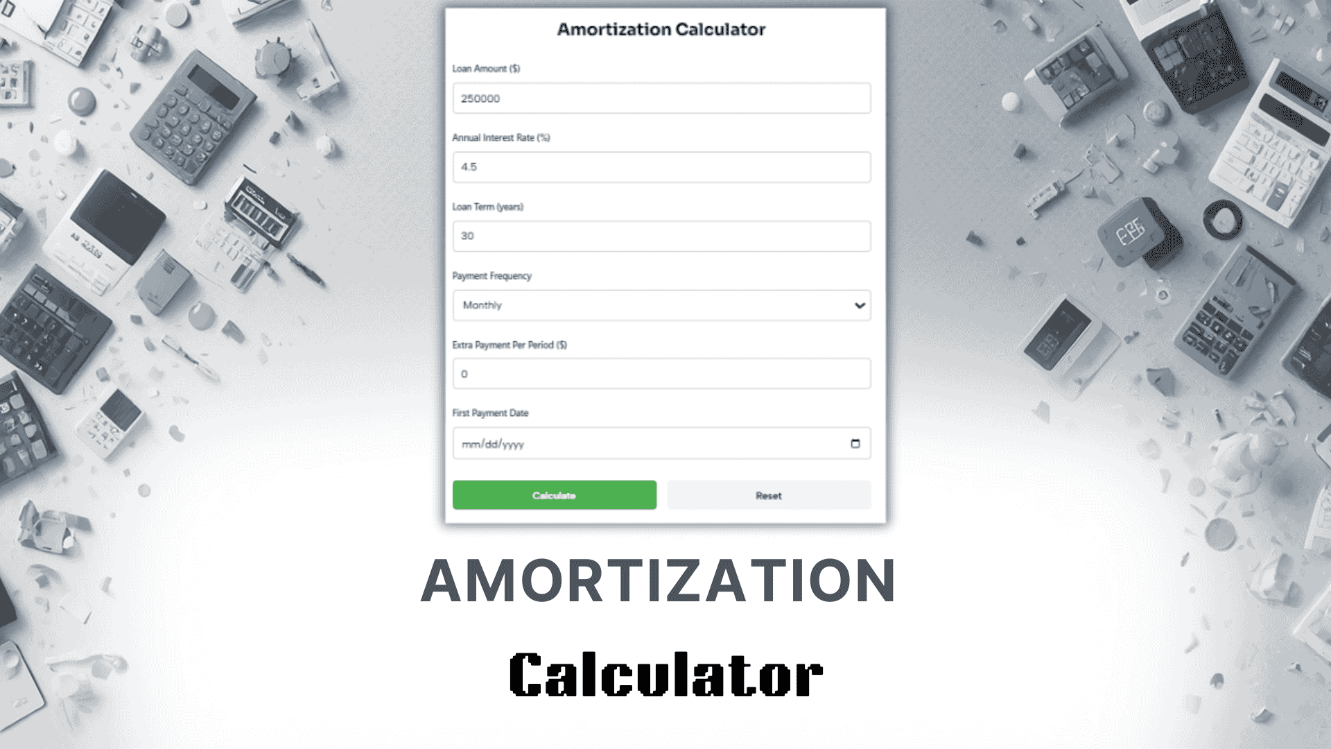 Amortization Calculator