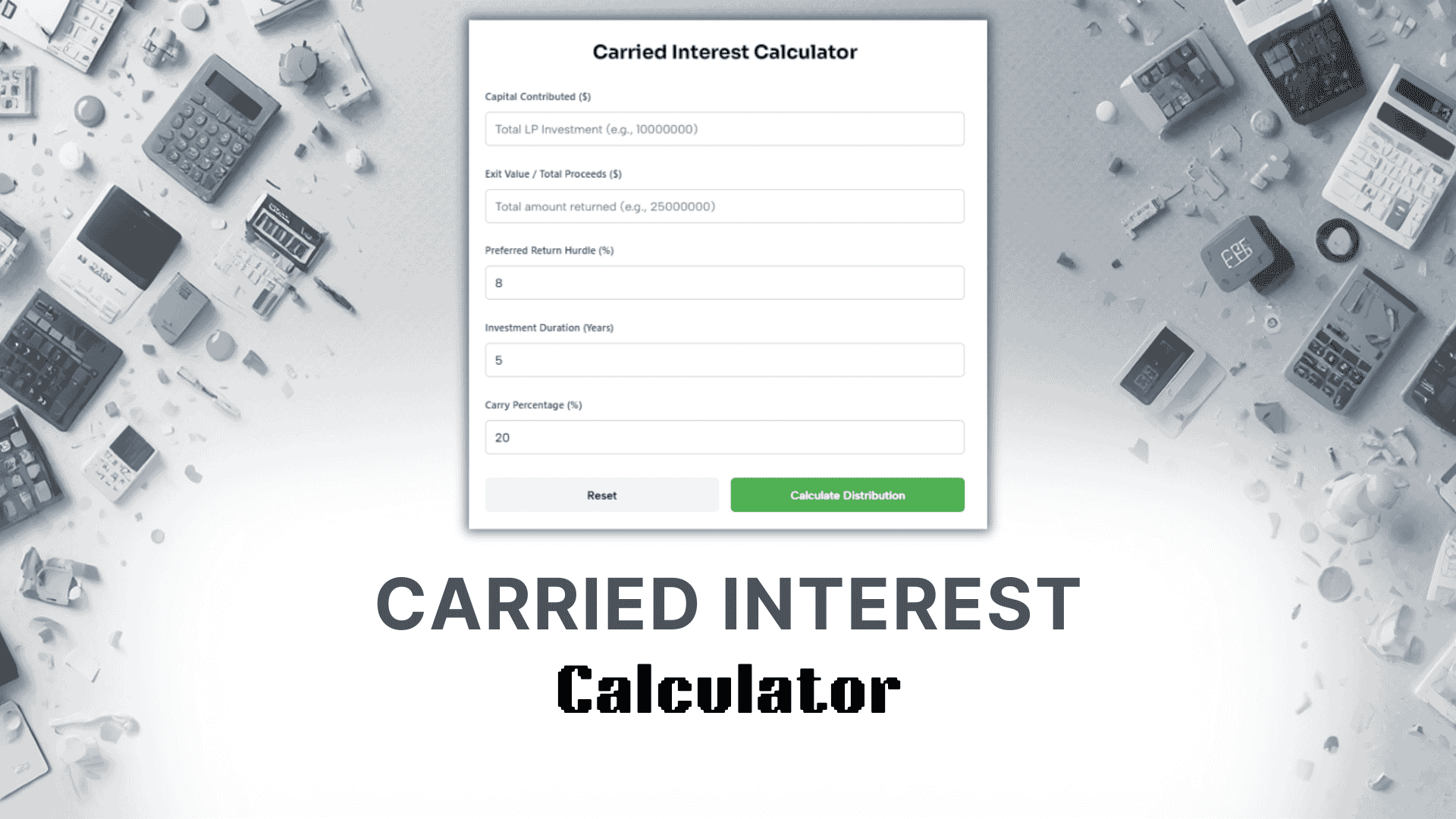 Carried Interest Calculator