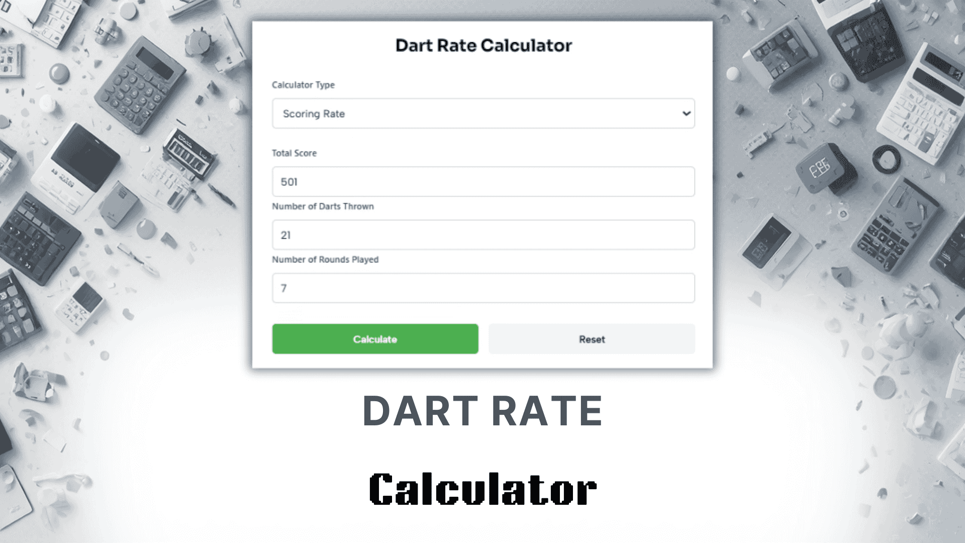 Dart Rate Calculator