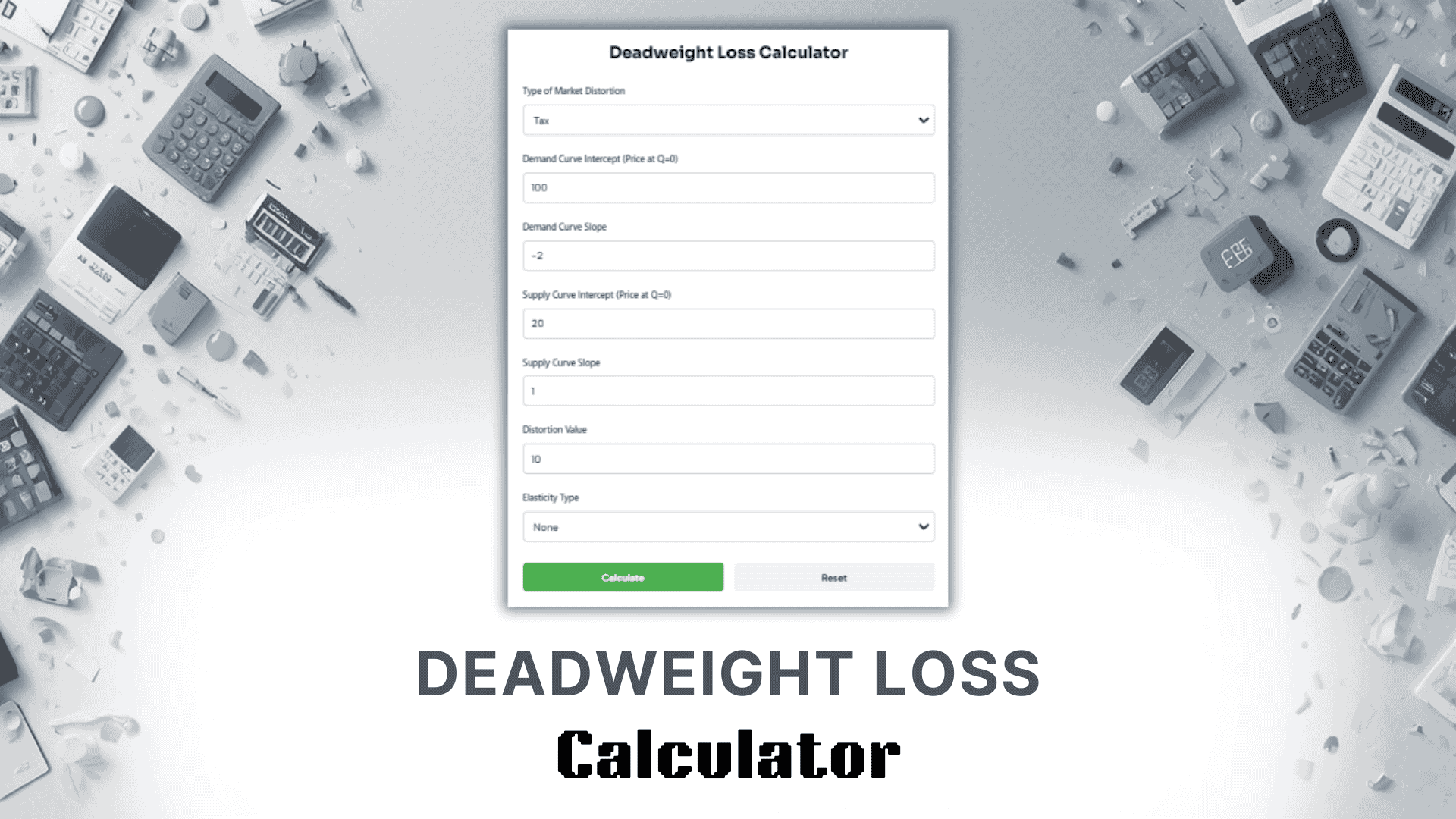 Deadweight Loss Calculator