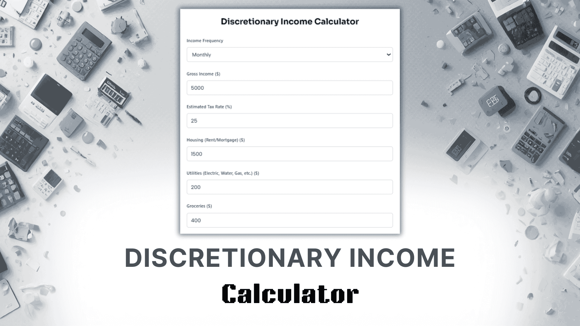 Discretionary Income Calculator