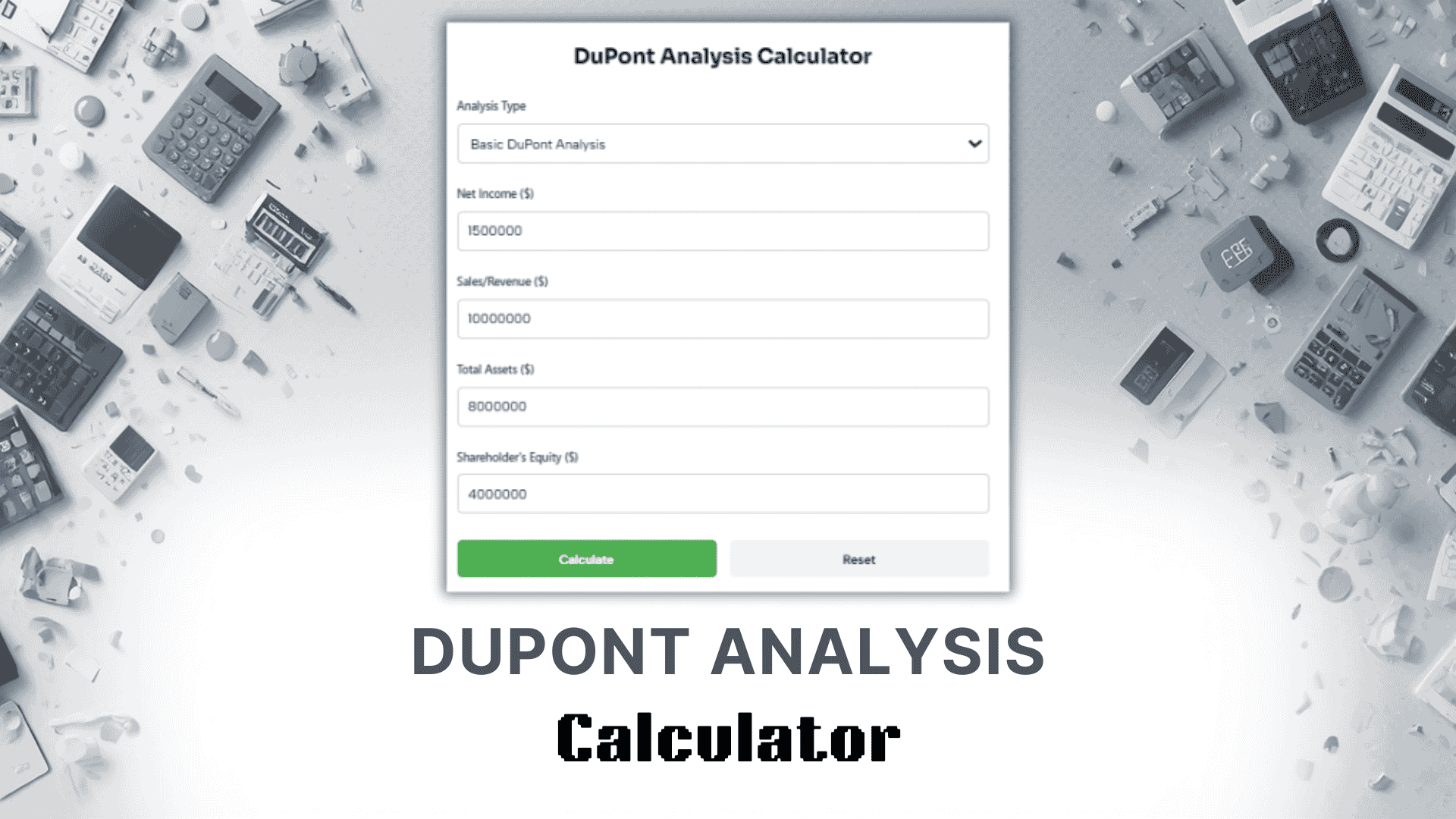 Dupont Analysis Calculator