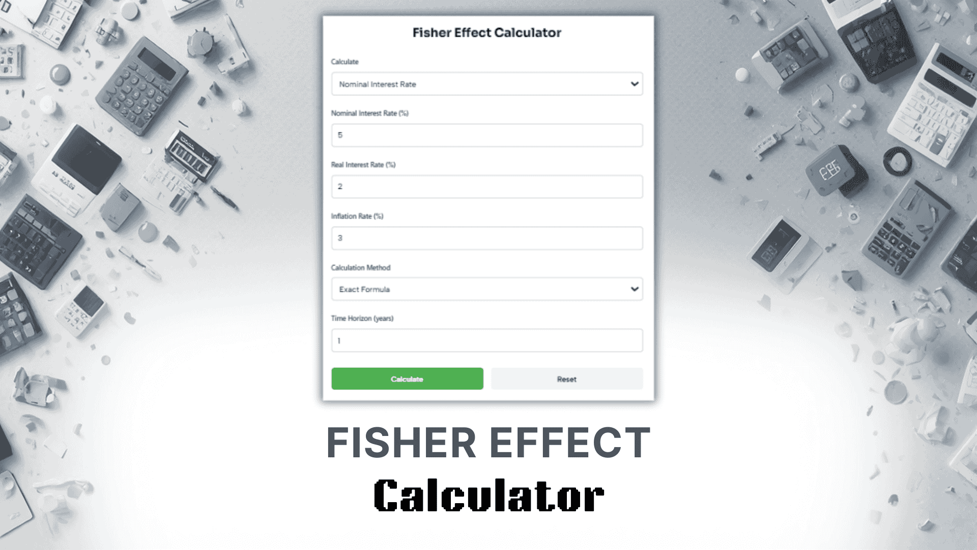Fisher Effect Calculator