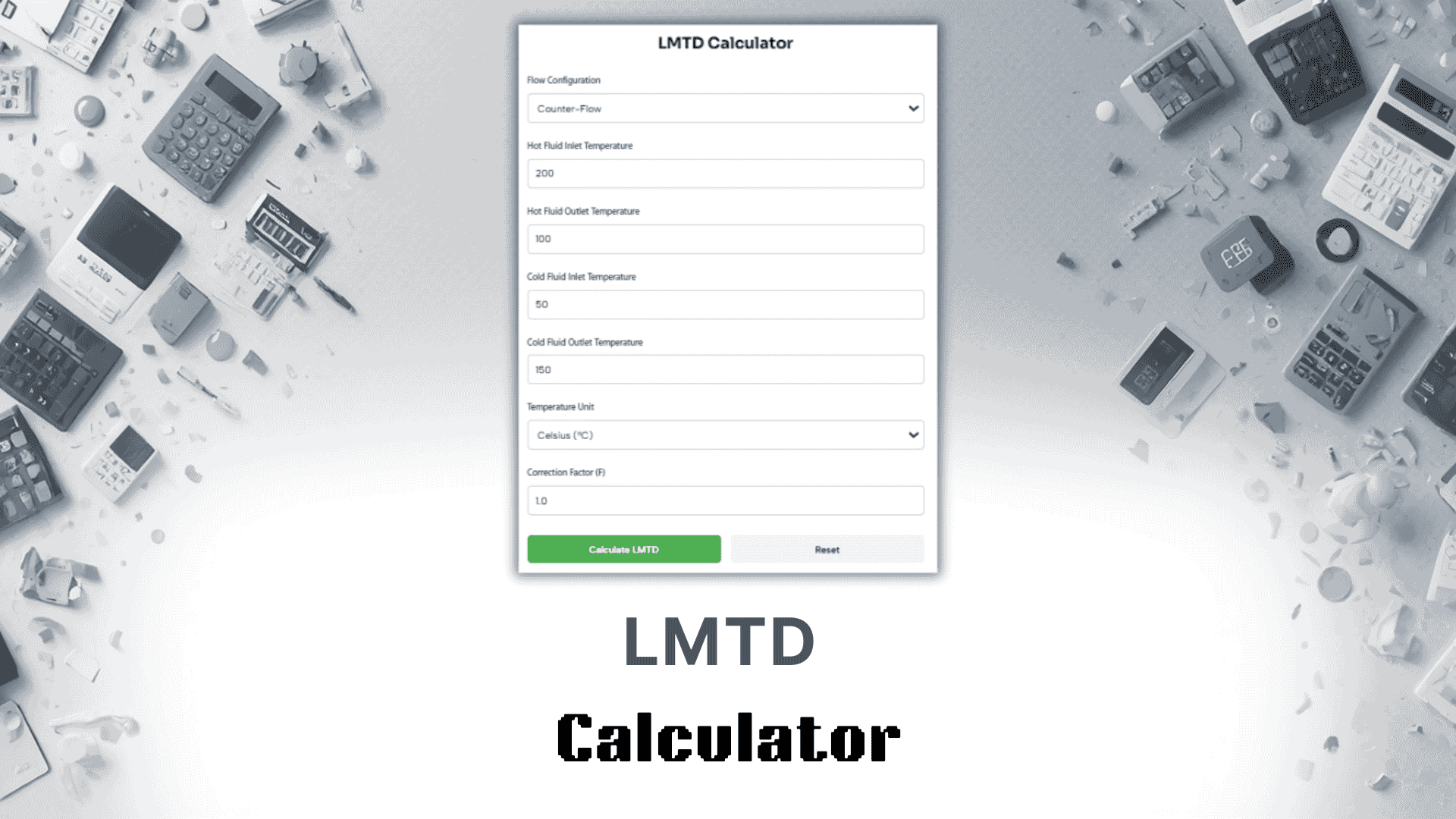 LMTD Calculator