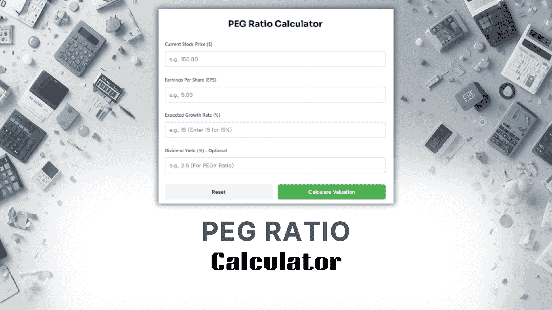 Peg Ratio Calculator