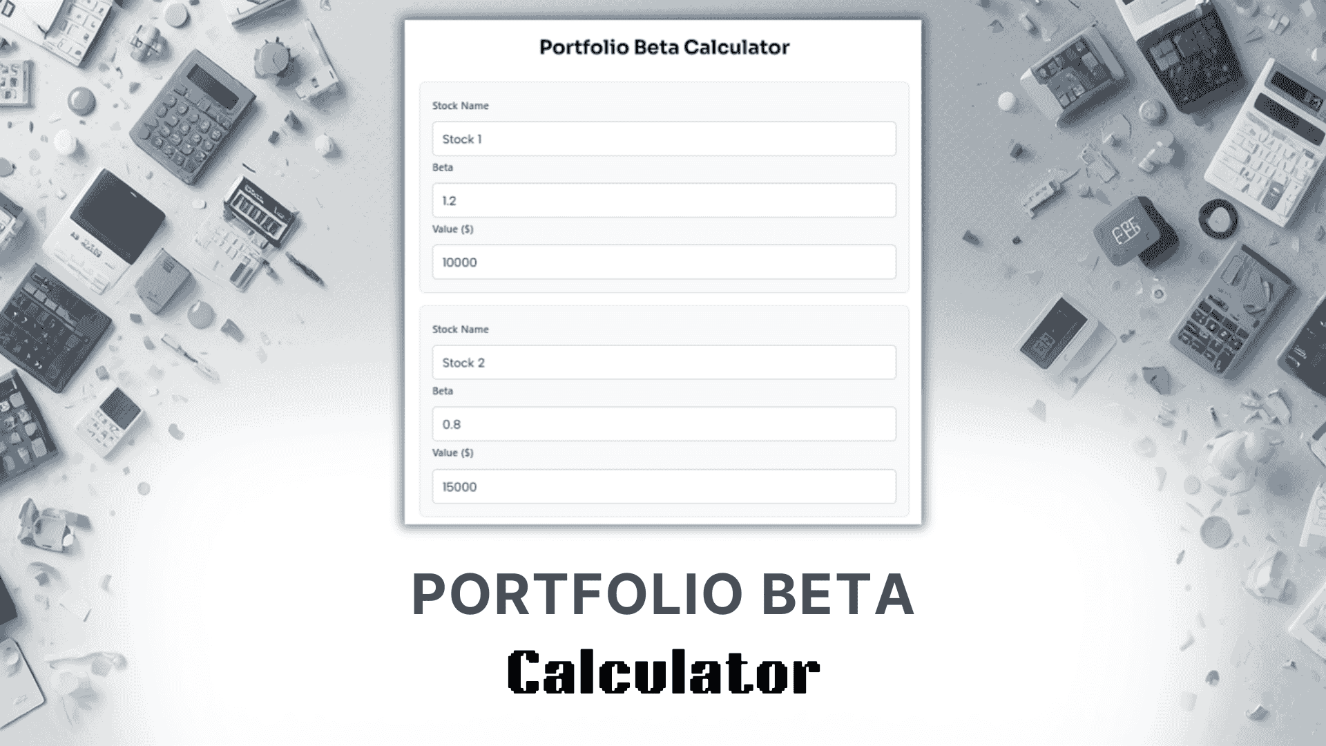 Portfolio Beta Calculator