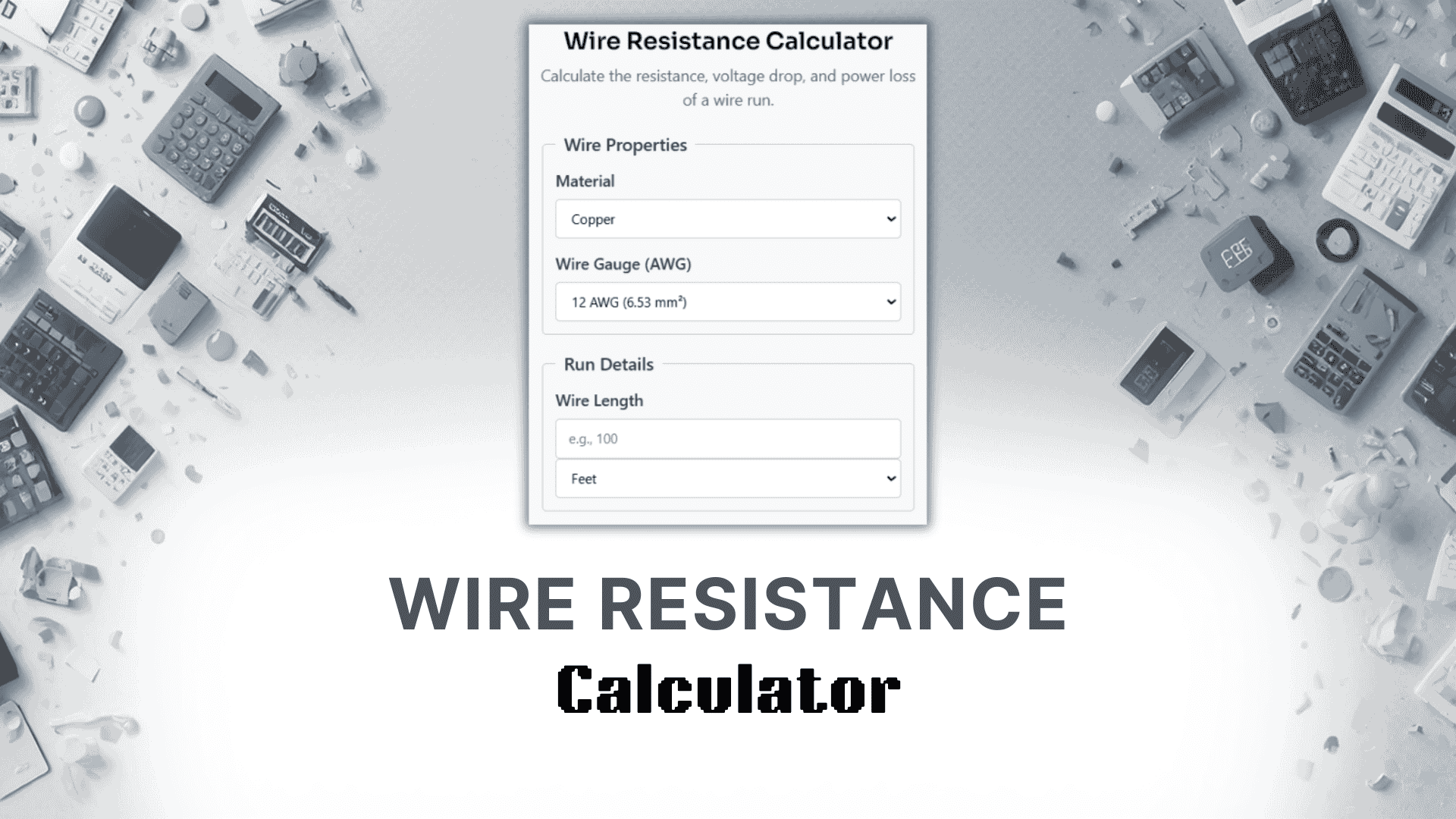 Wire Resistance Calculator