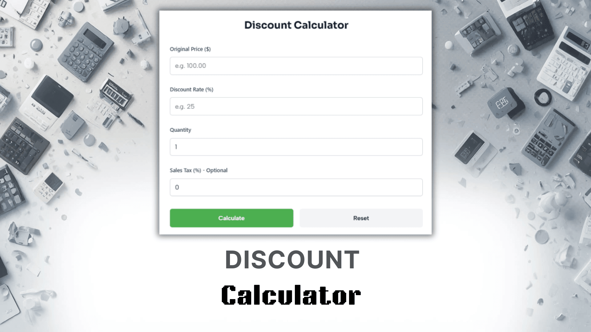 Discount Calculator