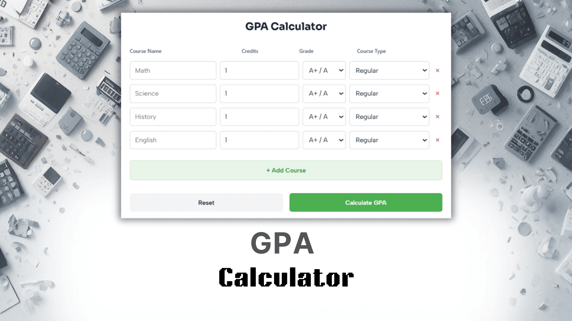 GPA Calculator