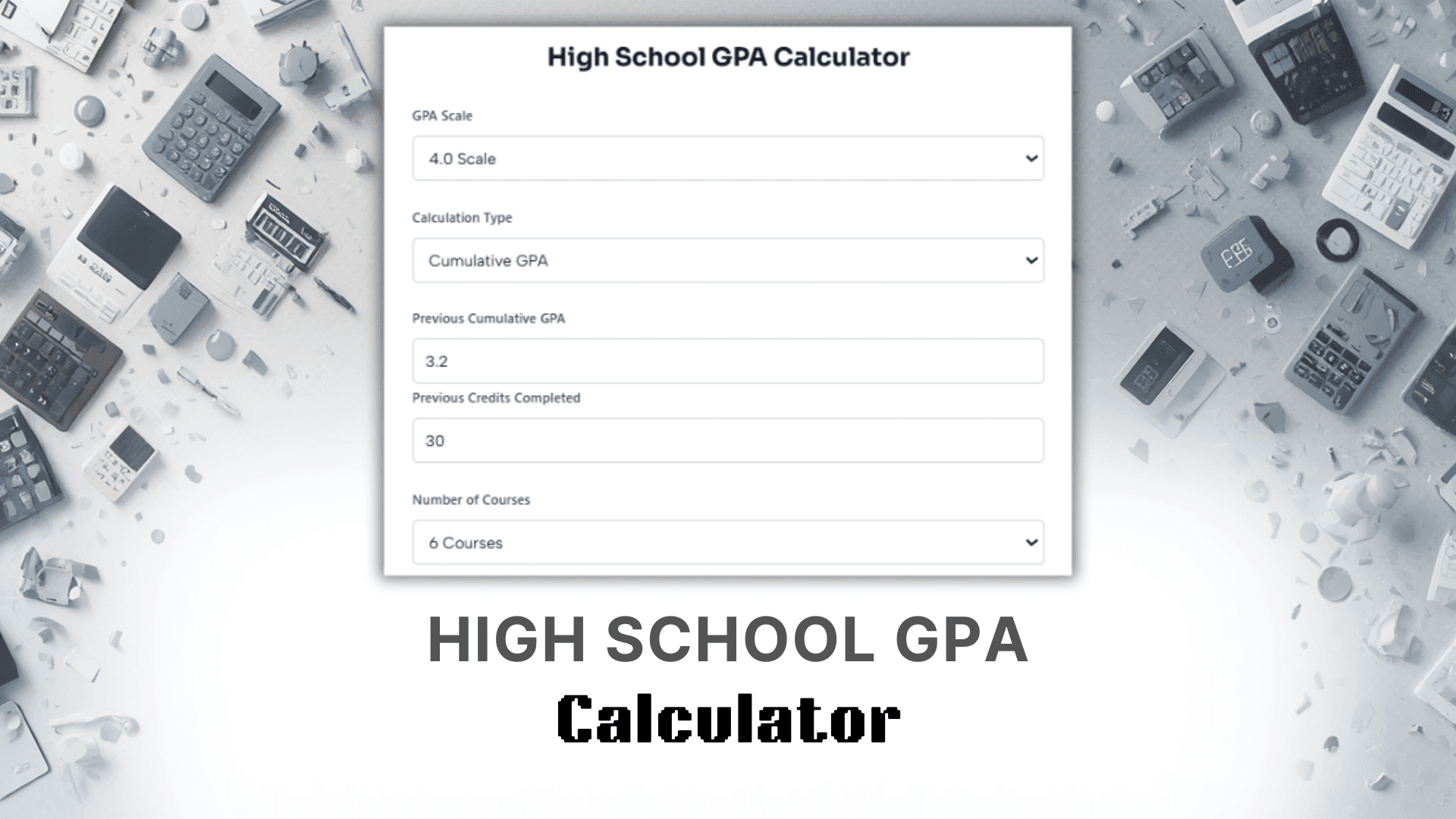 High School GPA Calculator