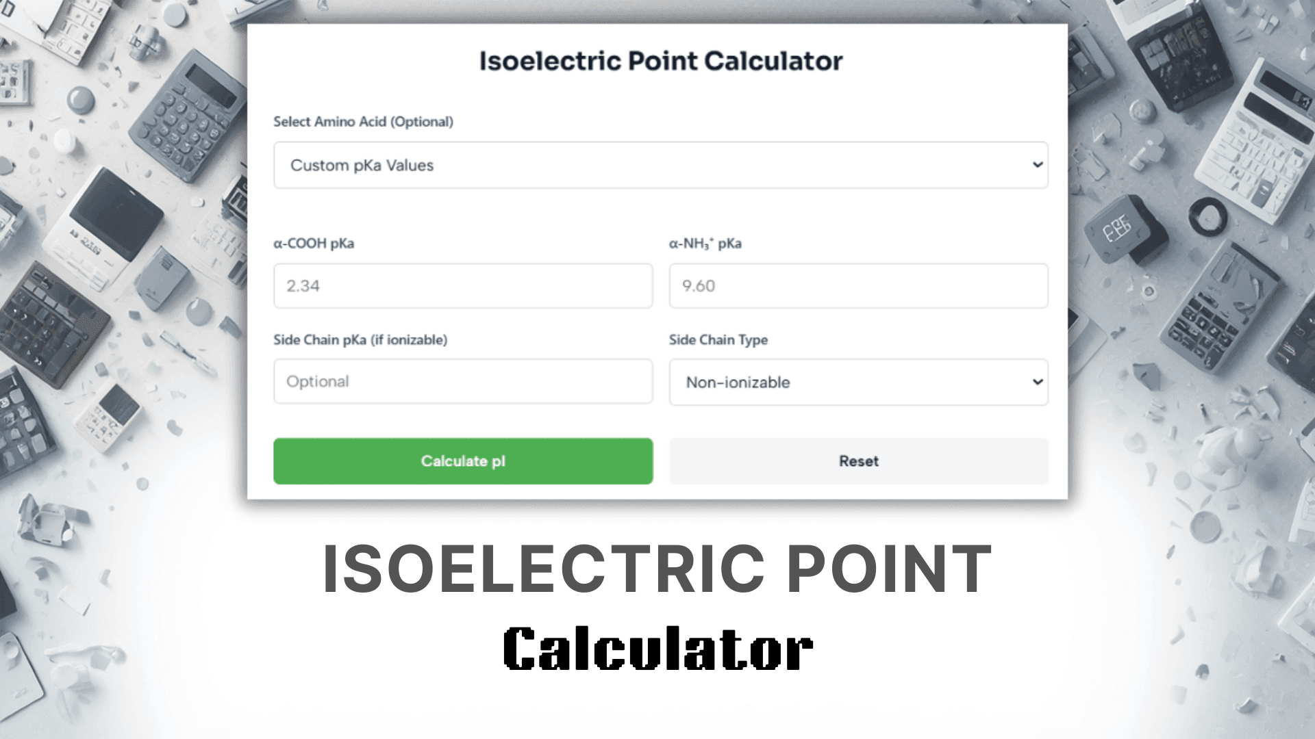 Isoelectric Point Calculator