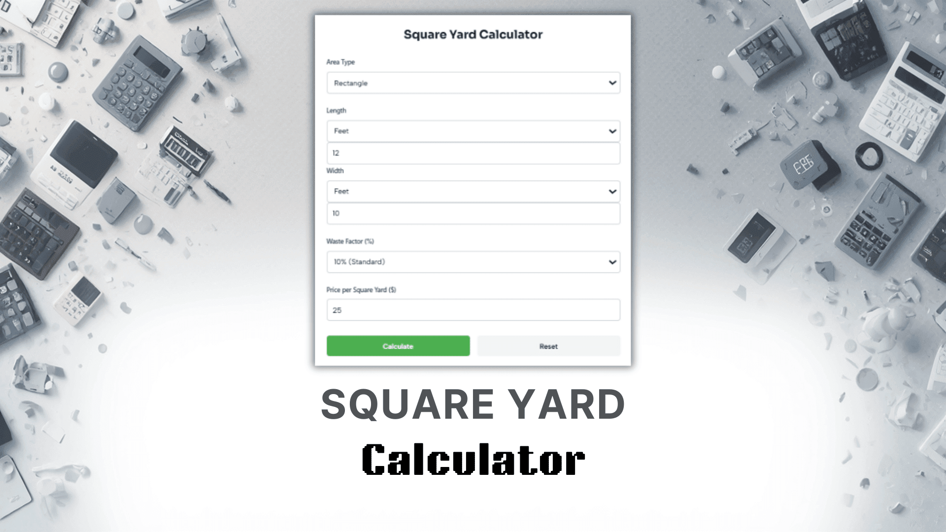 Square Yard Calculator
