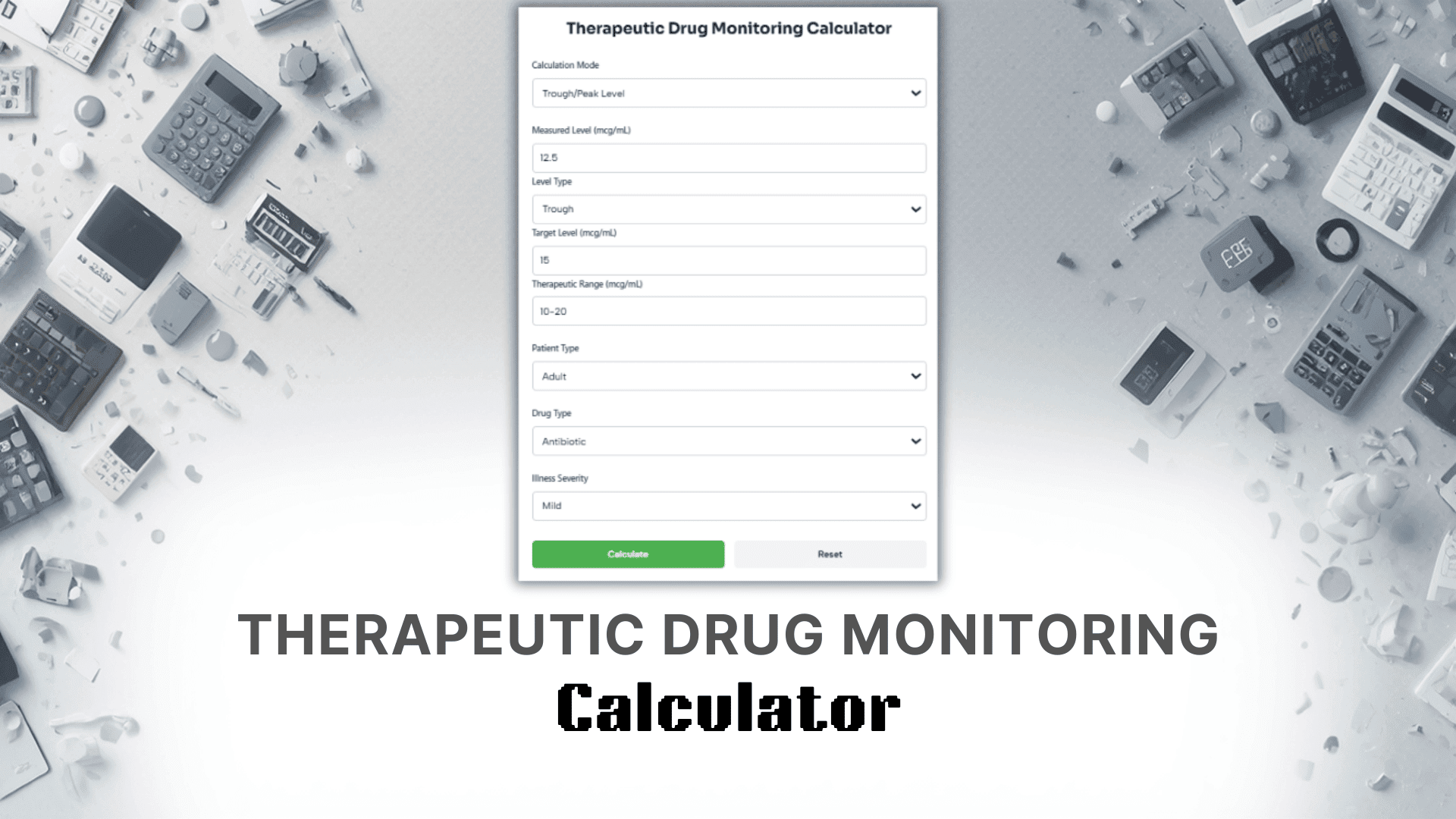 Therapeutic Drug Monitoring Calculator