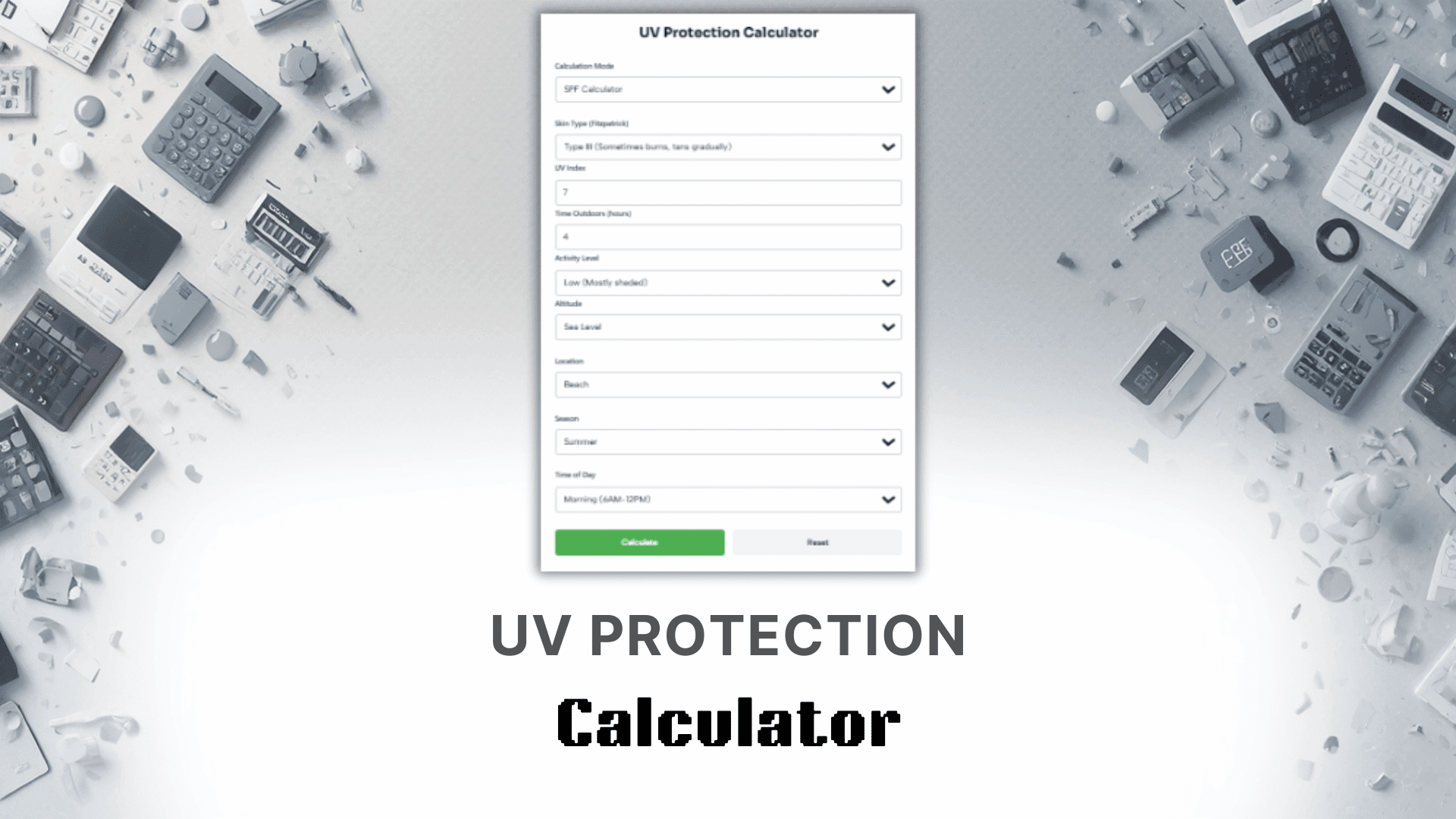 UV Protection Calculator