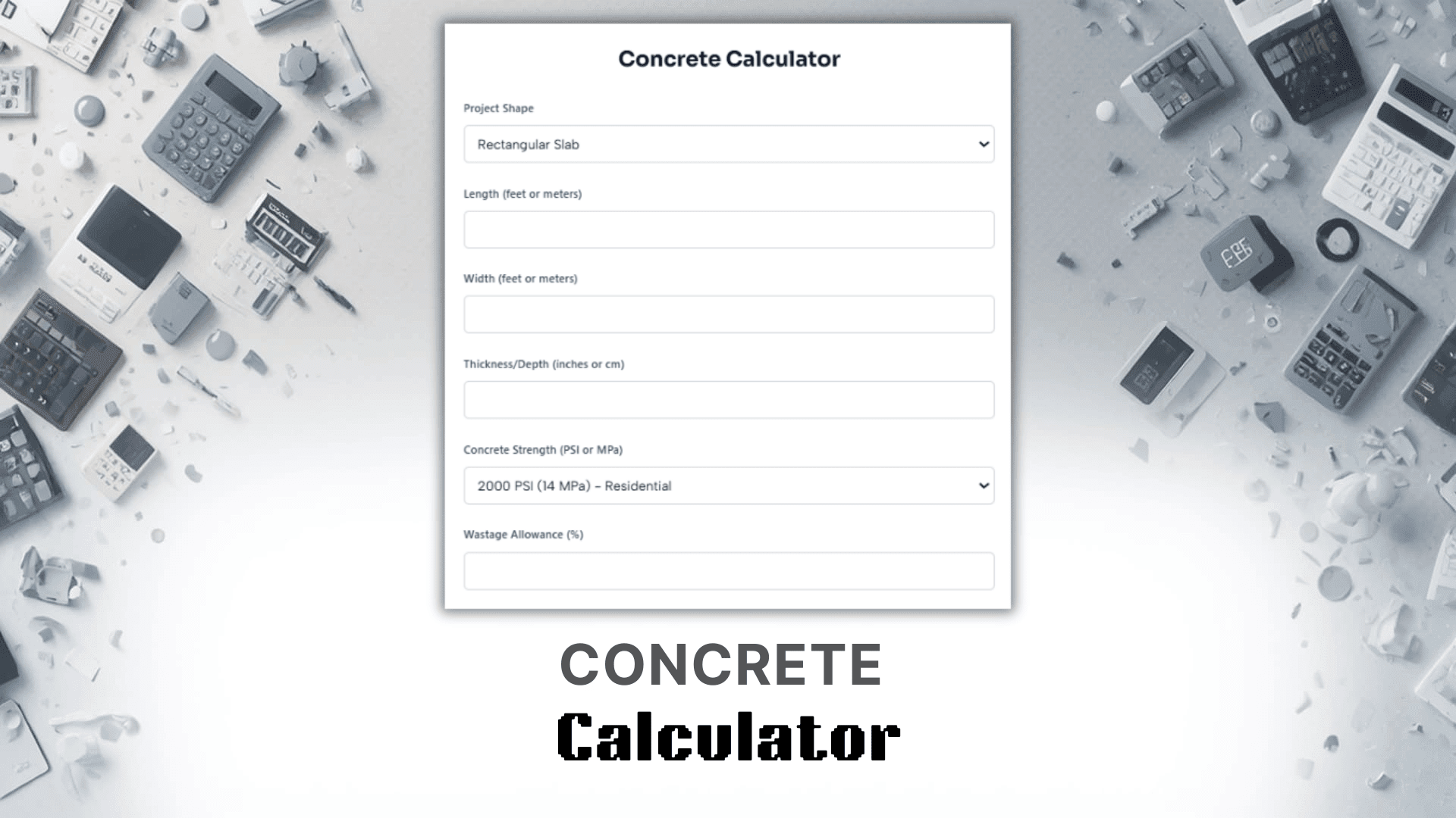 Concrete Calculator