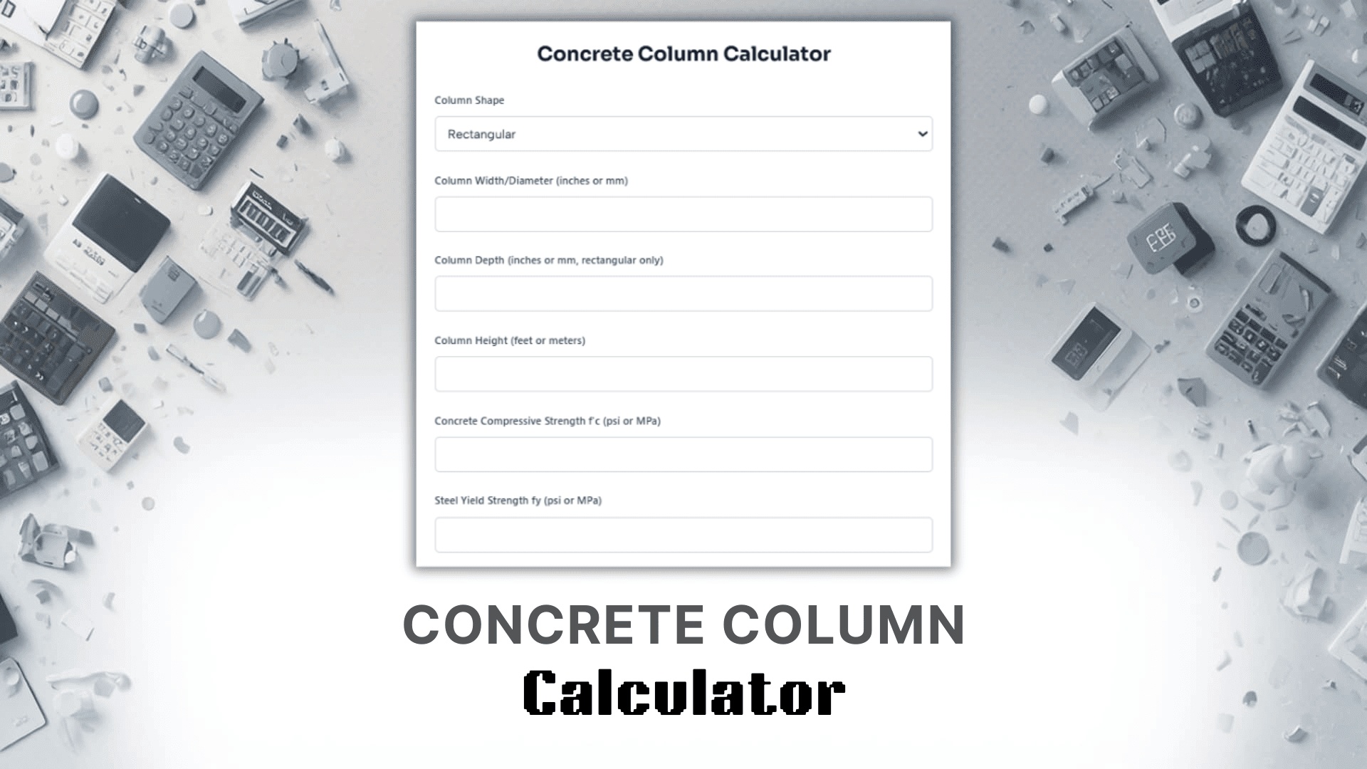 Concrete Column Calculator