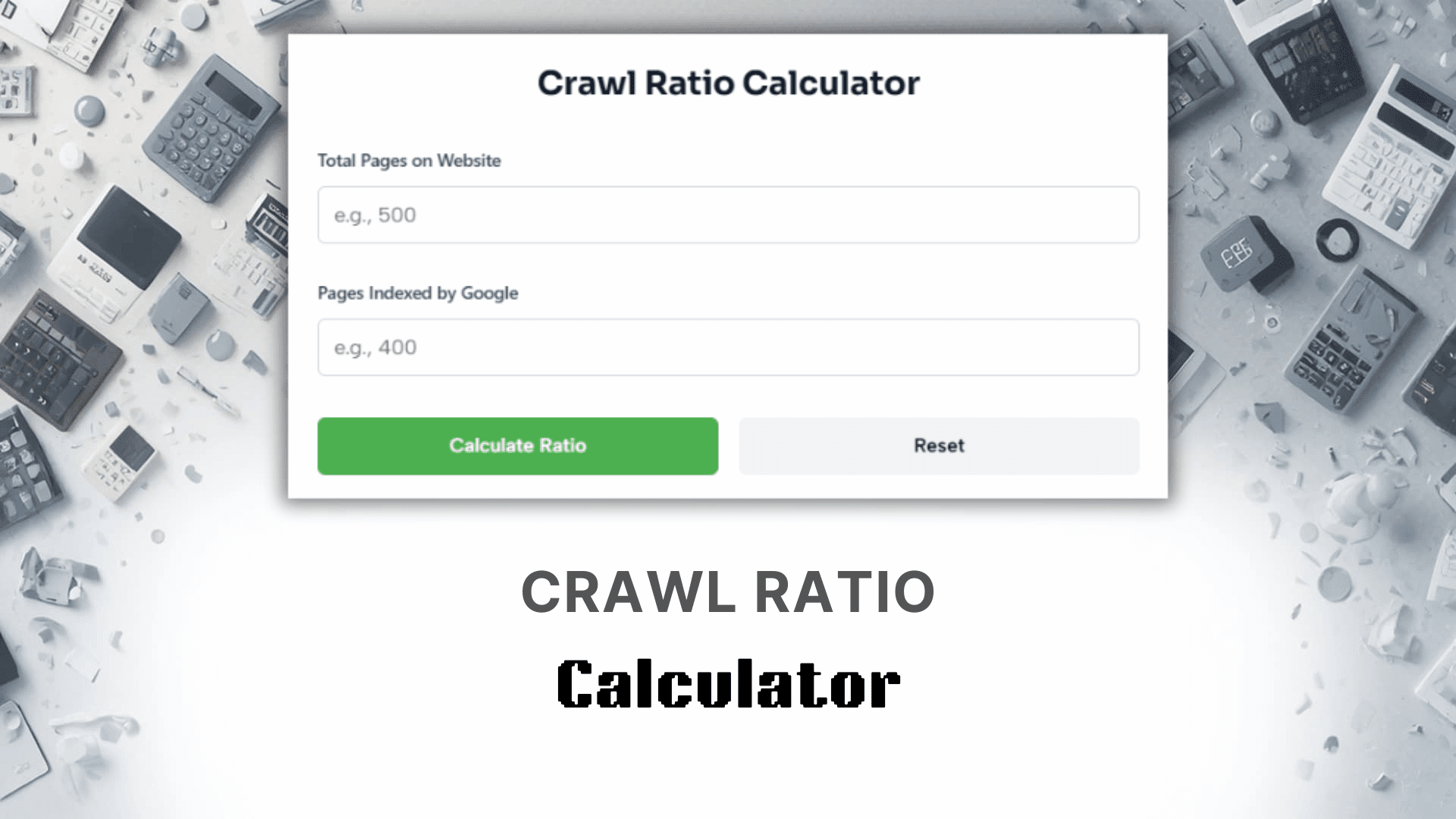 Crawl Ratio Calculator