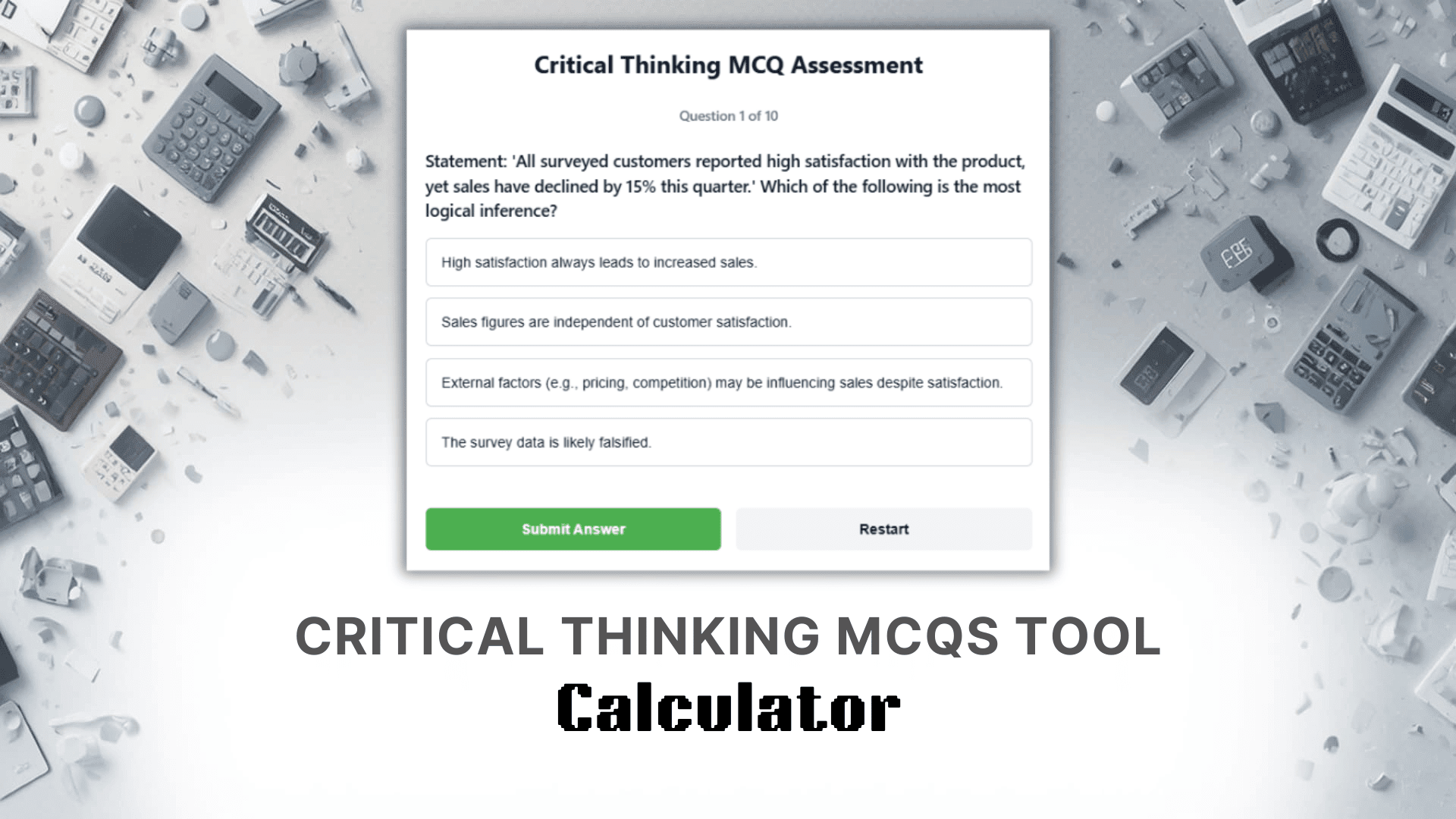 Critical Thinking MCQS Tool