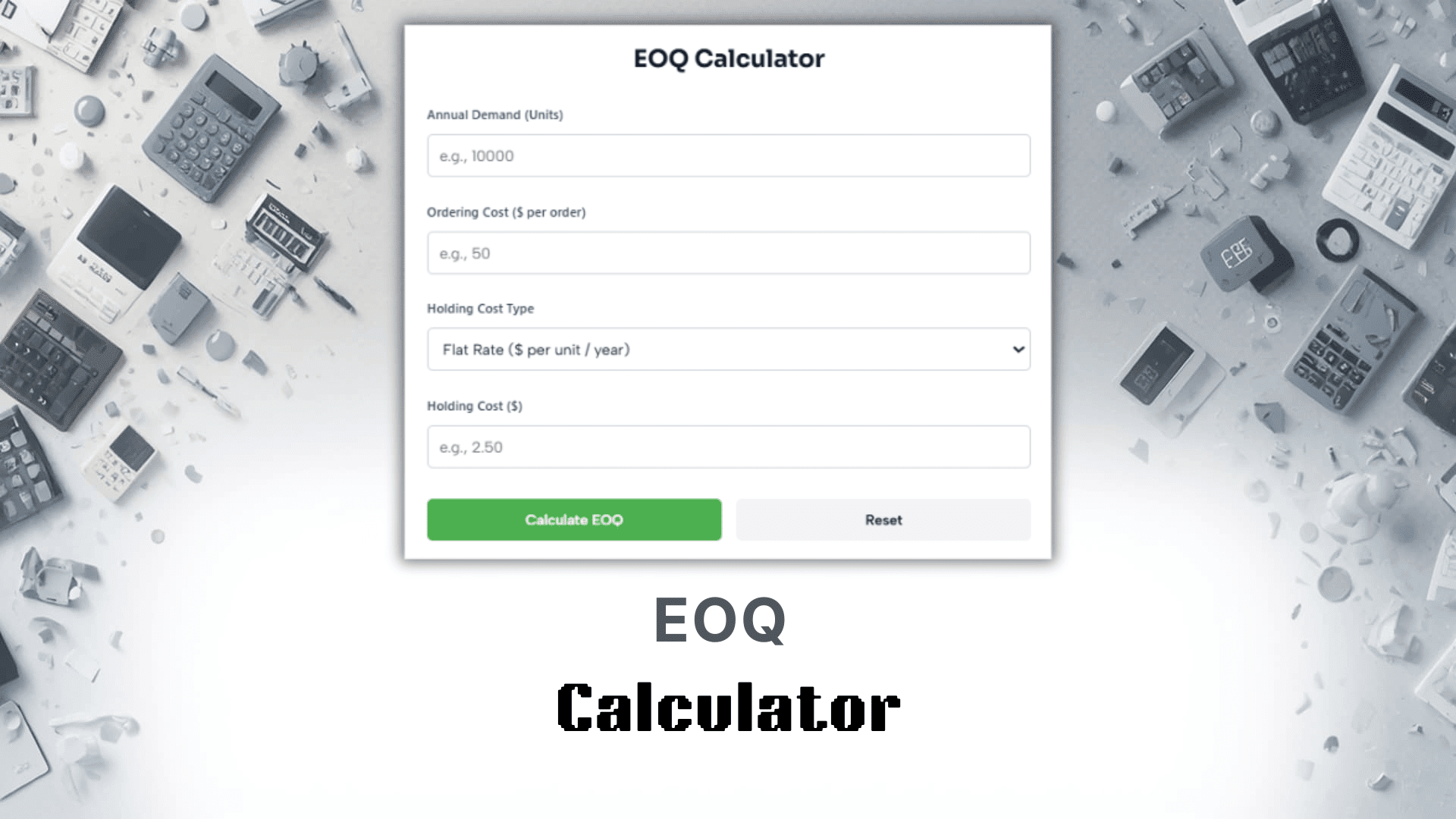 EOQ Calculator