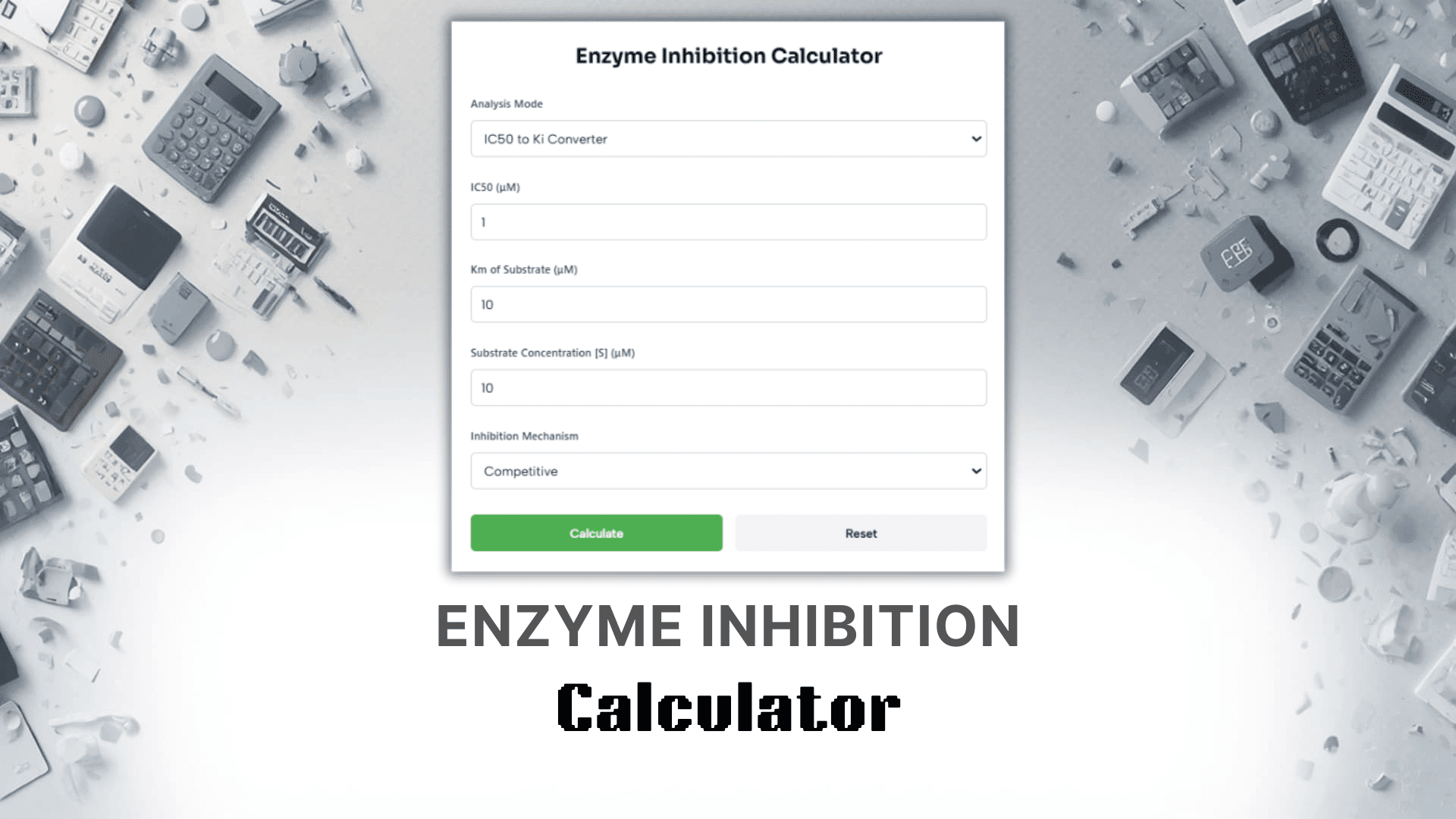 Enzyme Inhibition Calculator