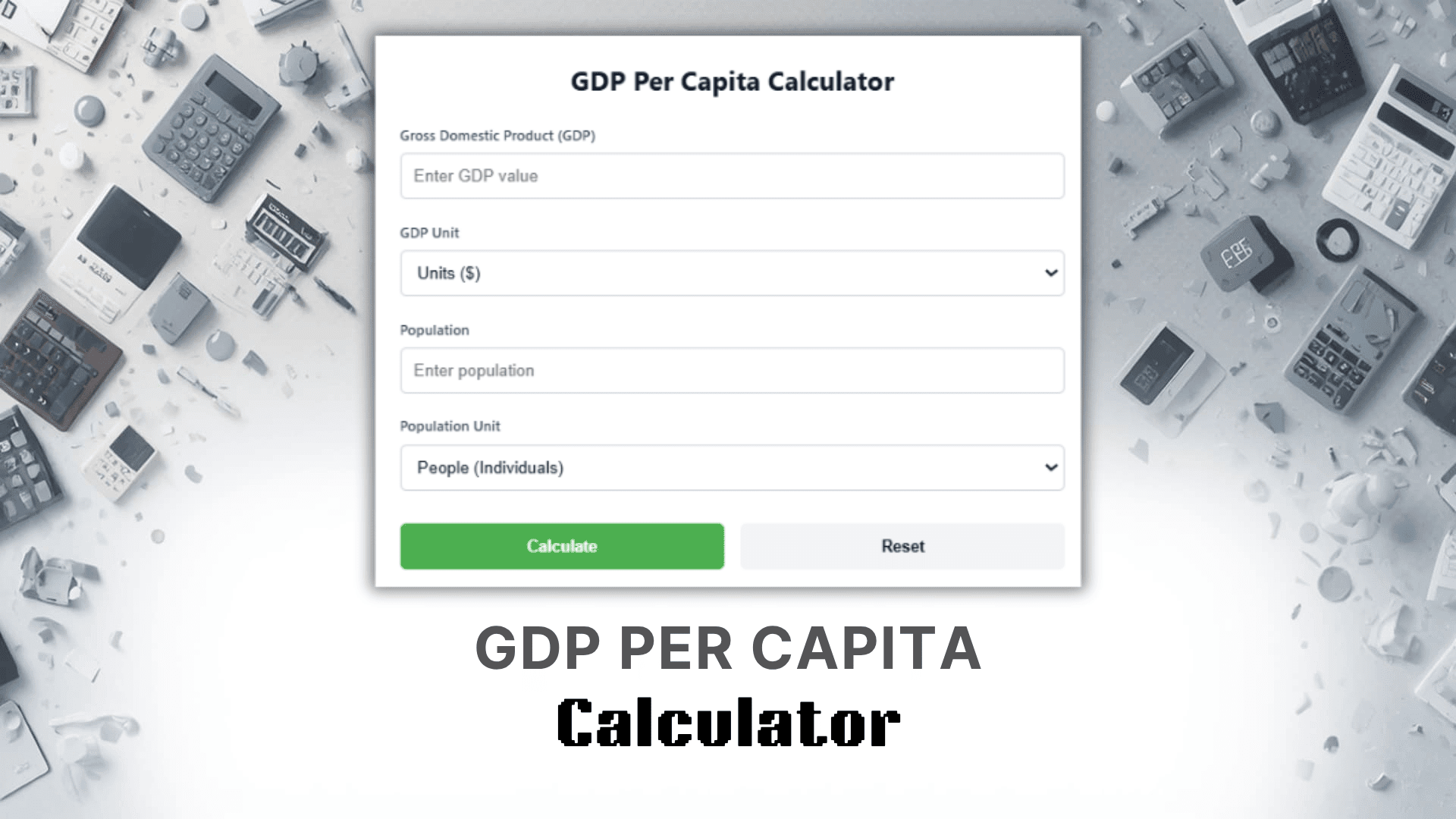 GDP Per Capita Calculator
