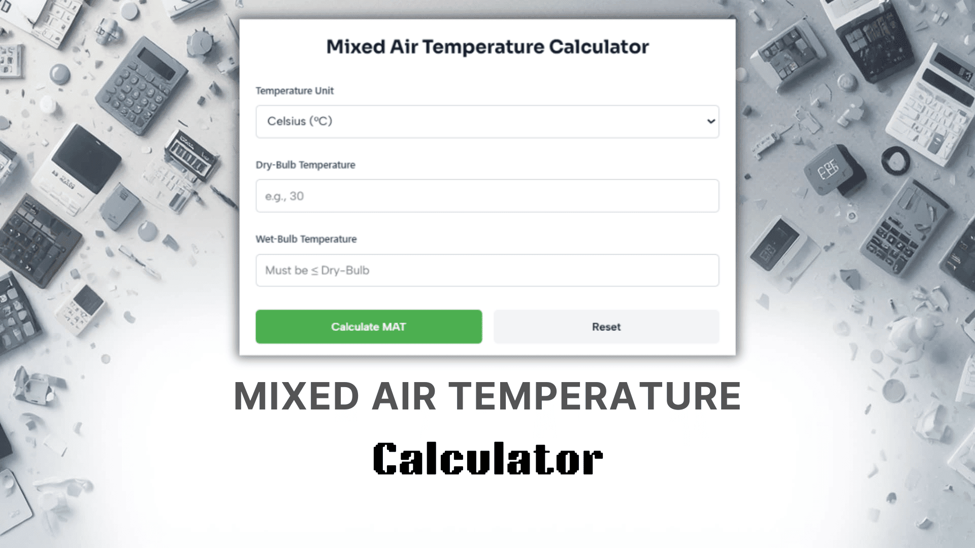 Mixed Air Temperature Calculator