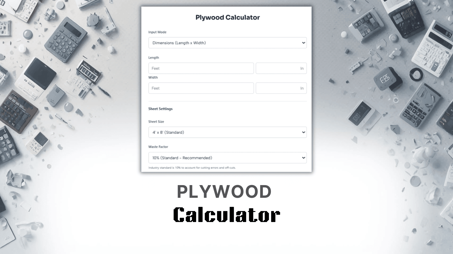 Plywood Calculator