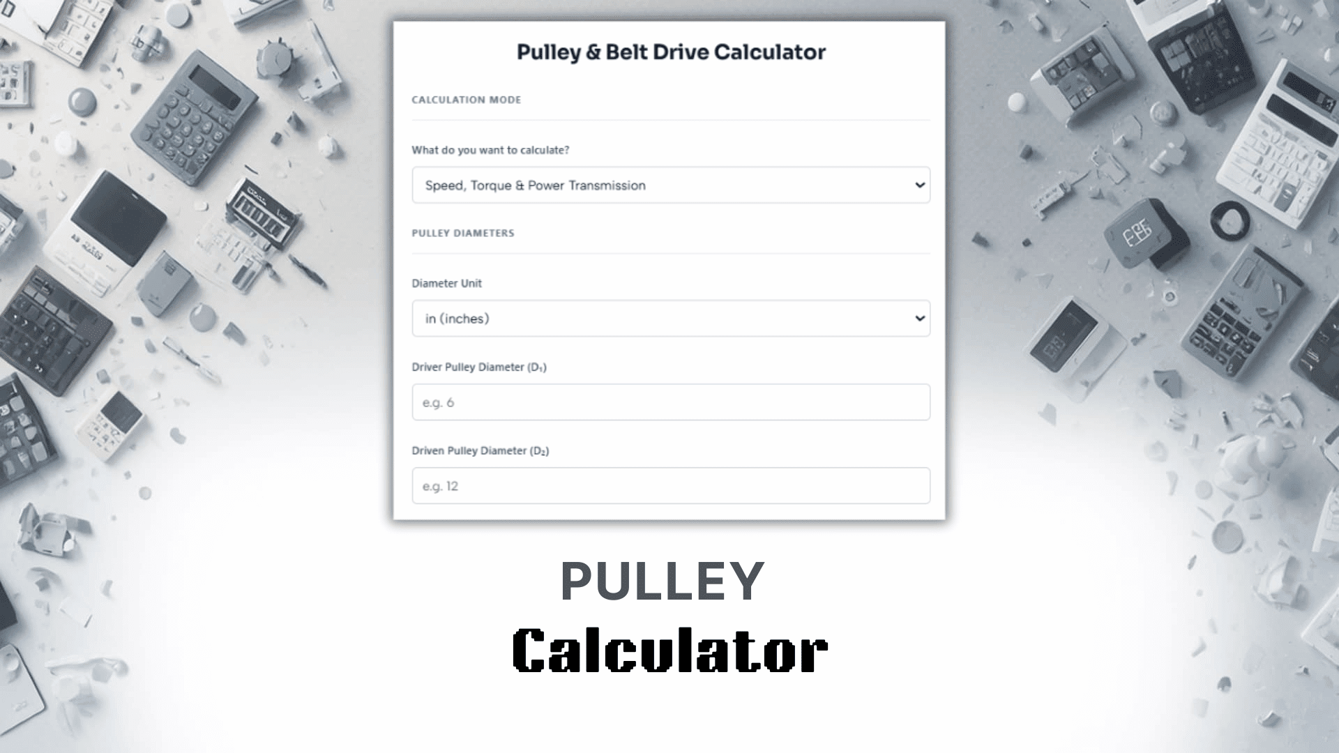 Pulley Calculator