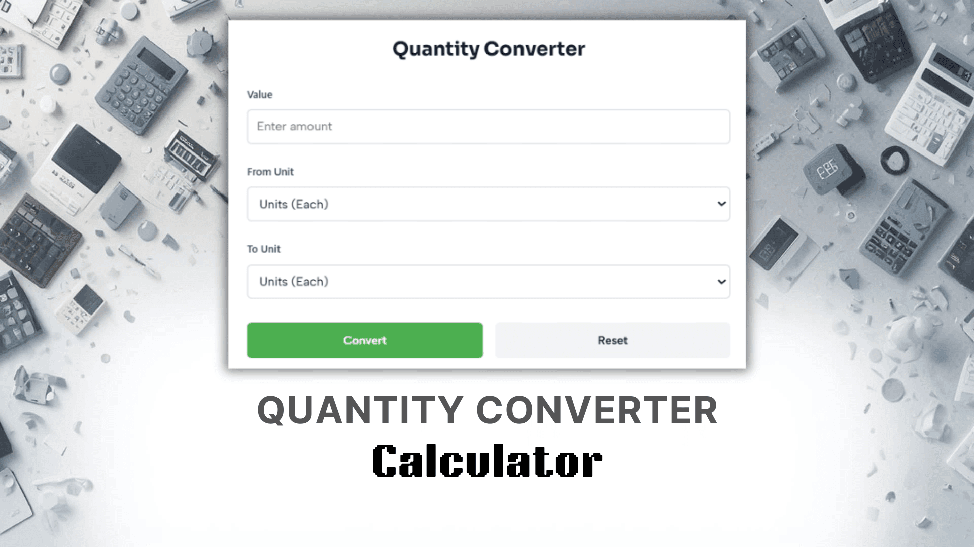 Quantity Converter Calculator