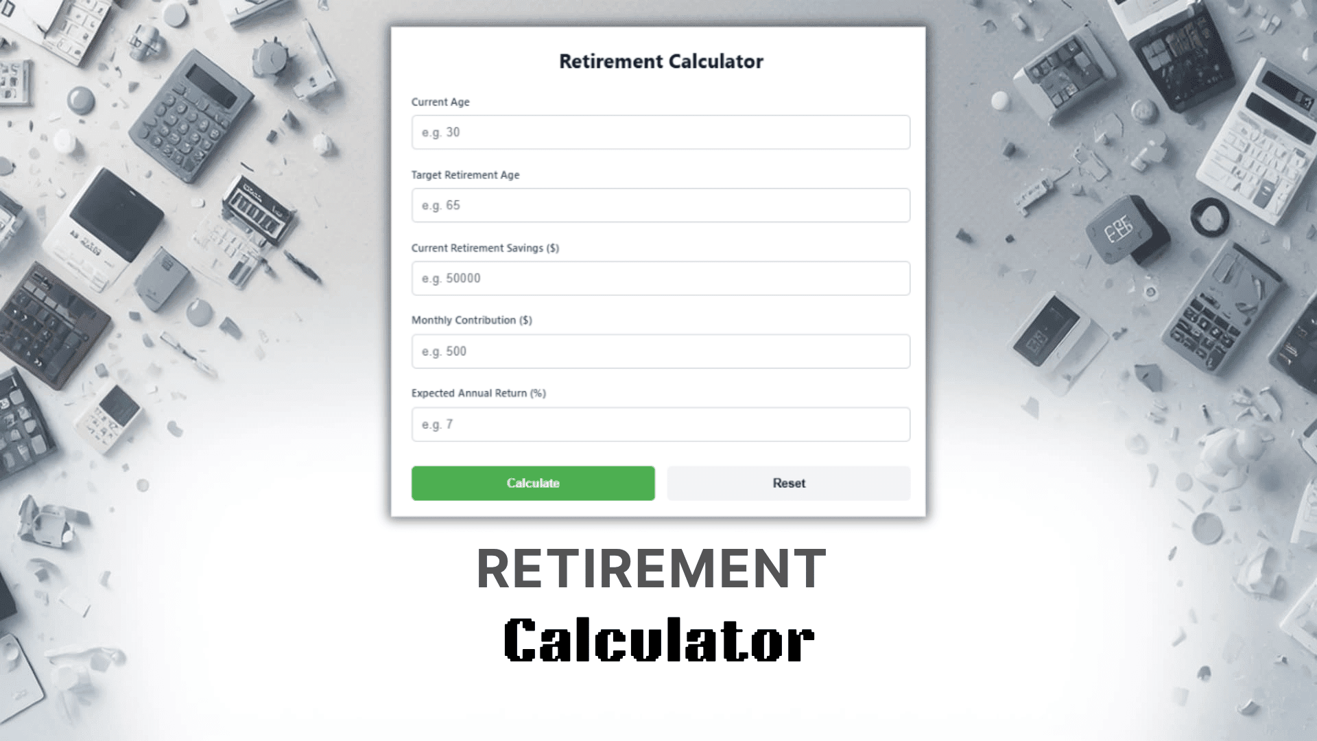 Retirement Calculator