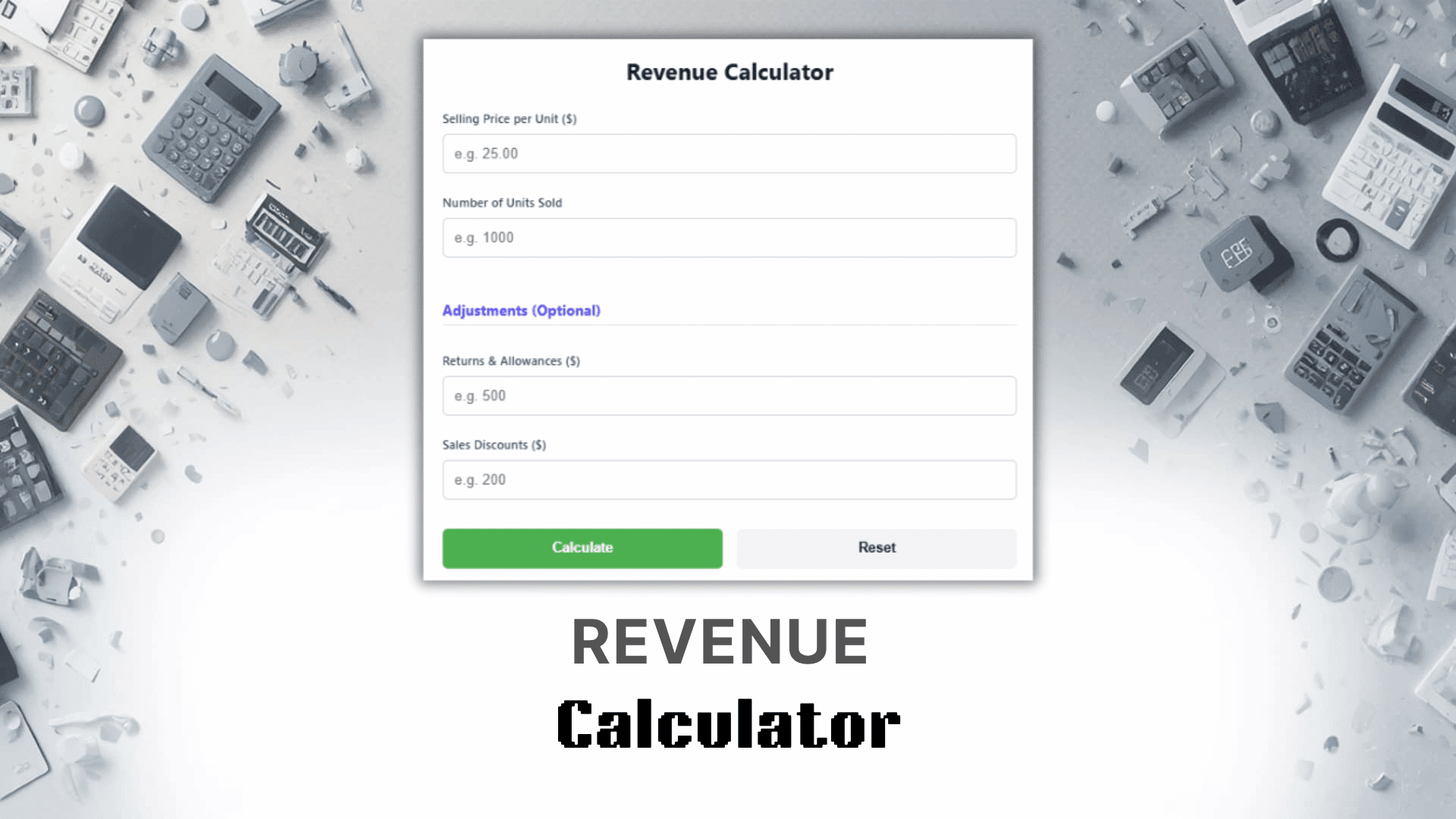 Revenue Calculator
