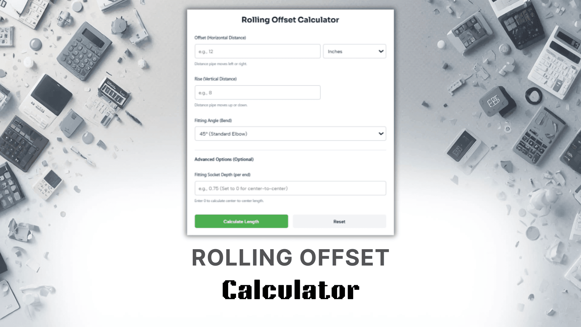 Rolling Offset Calculator