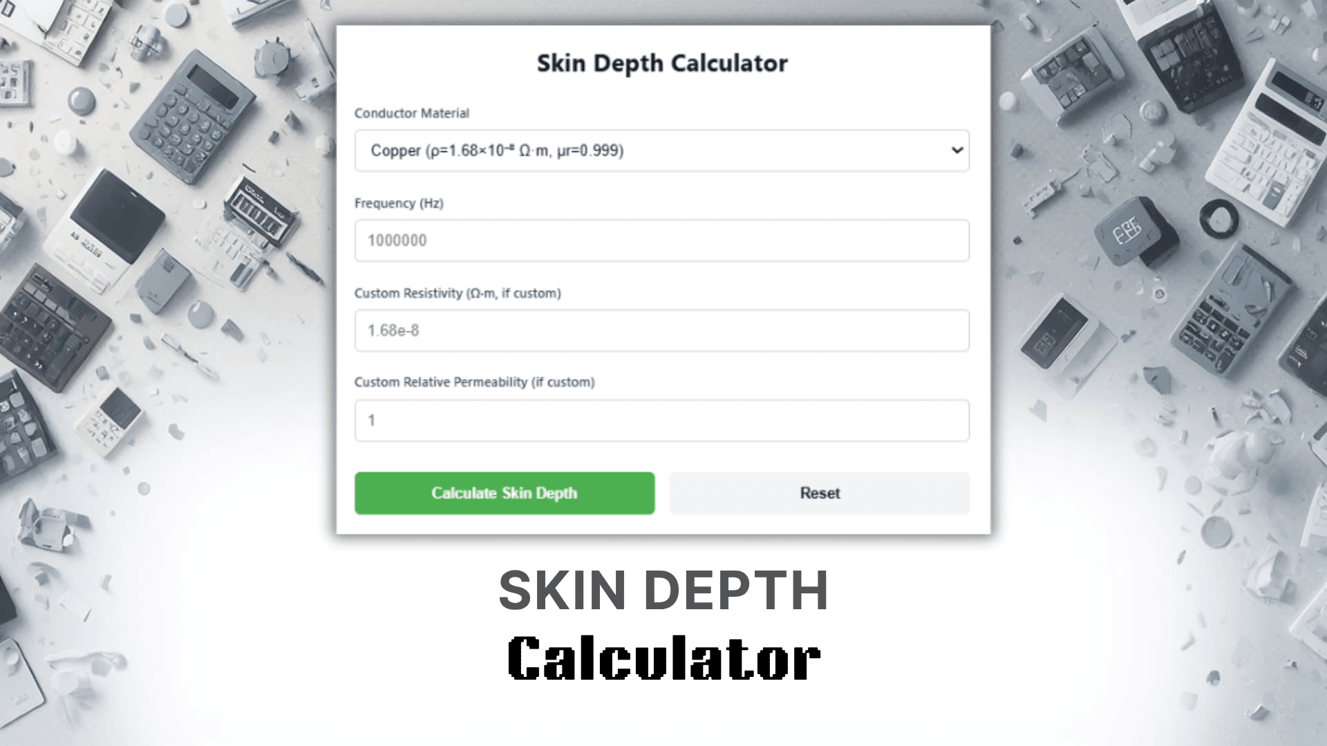 Skin Depth Calculator