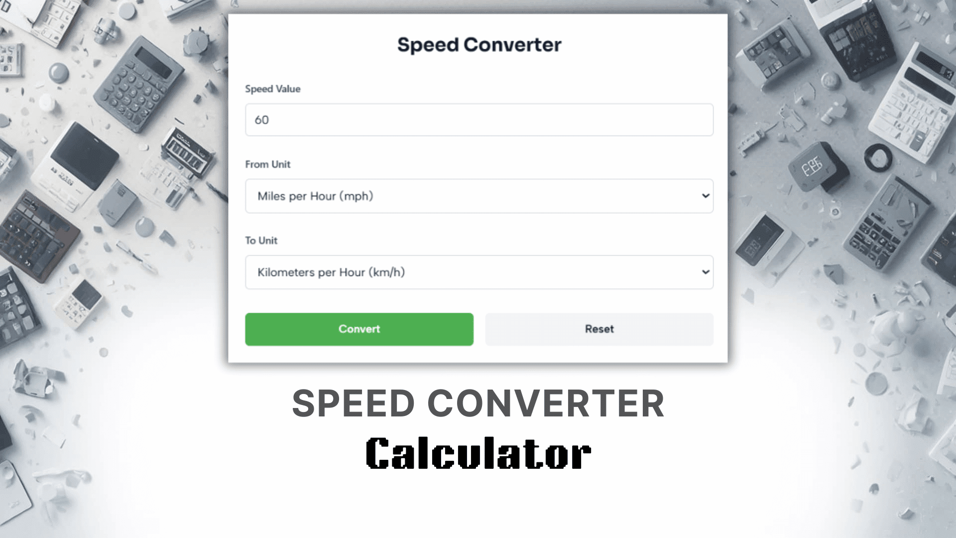 Speed Converter Calculator