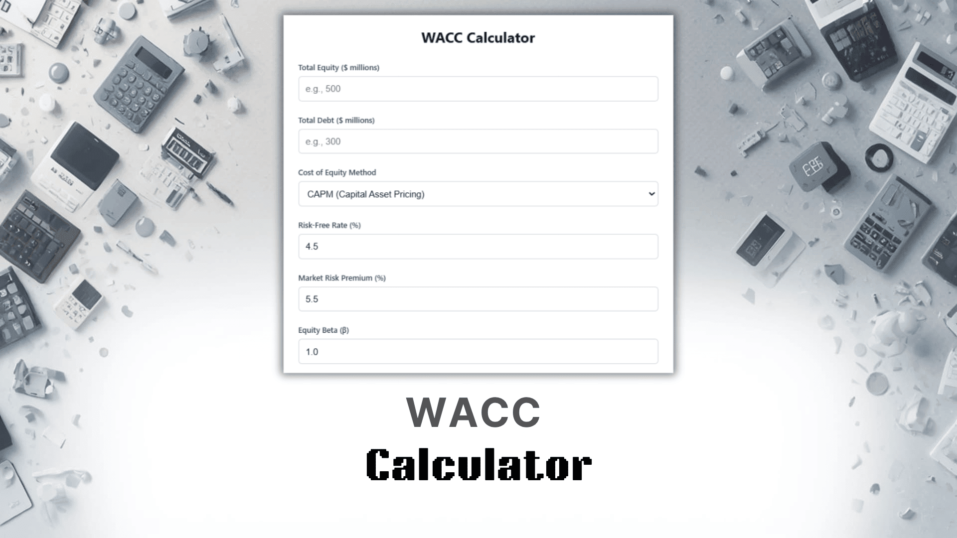 WACC Calculator