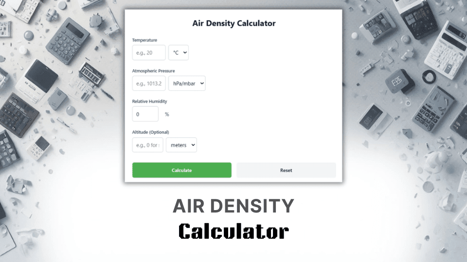 Air Density Calculator