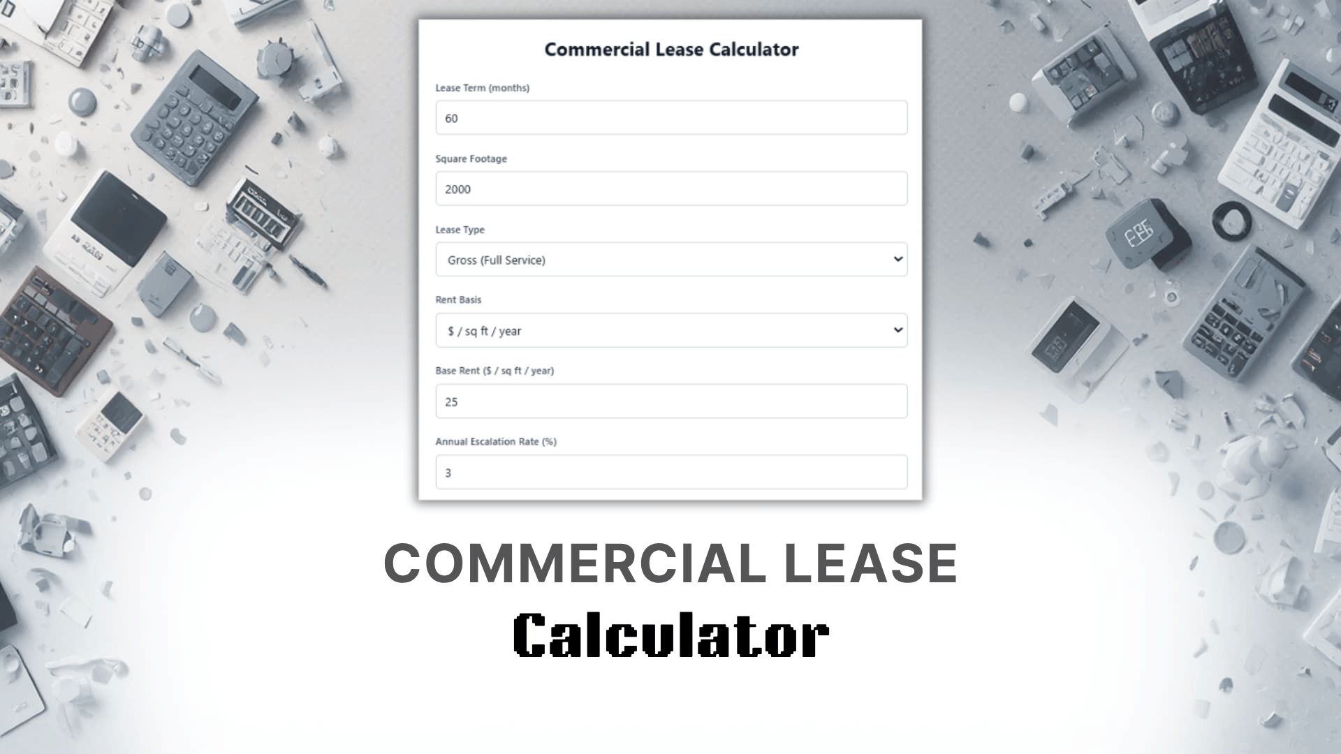 Commercial Lease Calculator