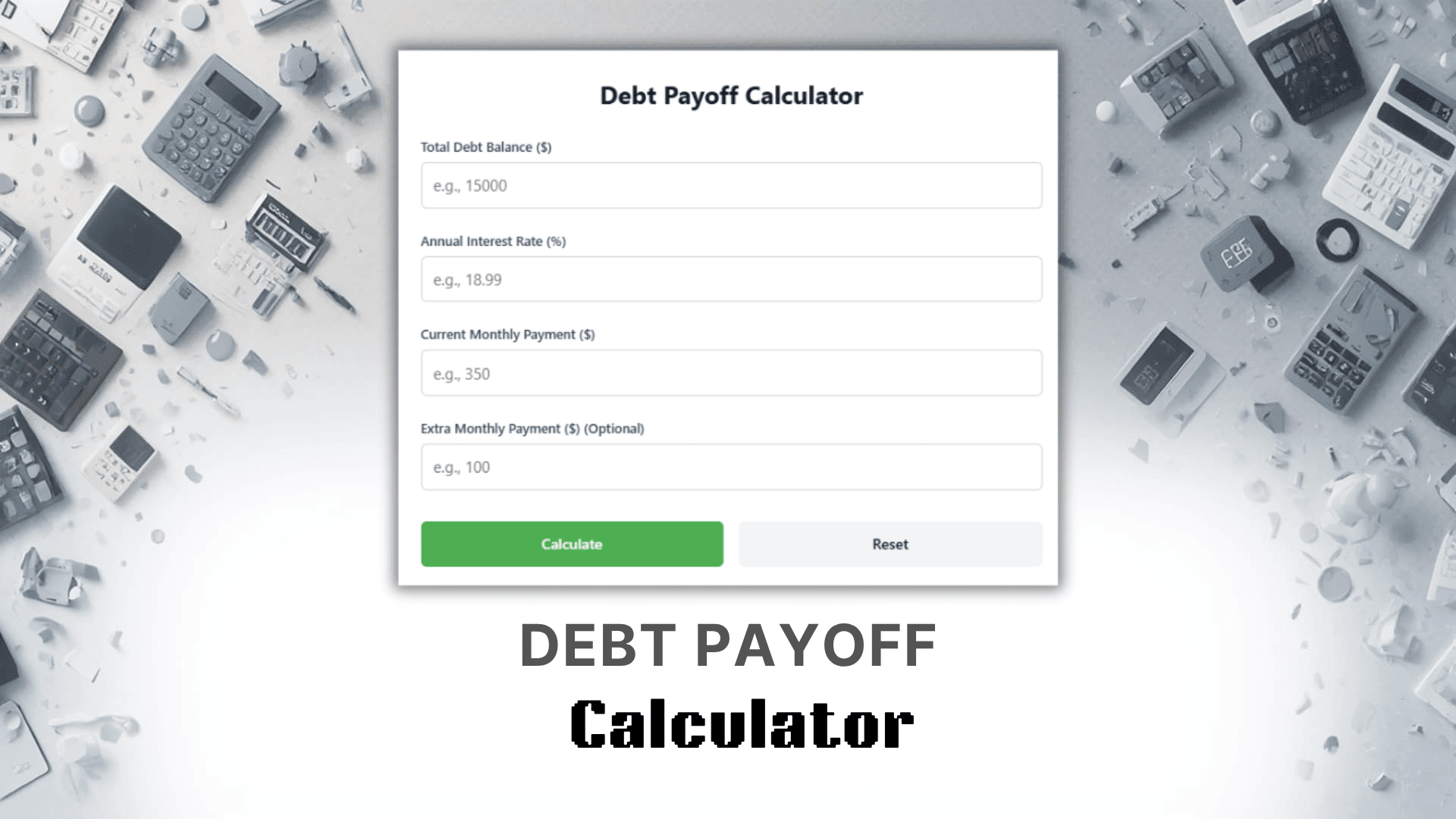 Debt Payoff Calculator