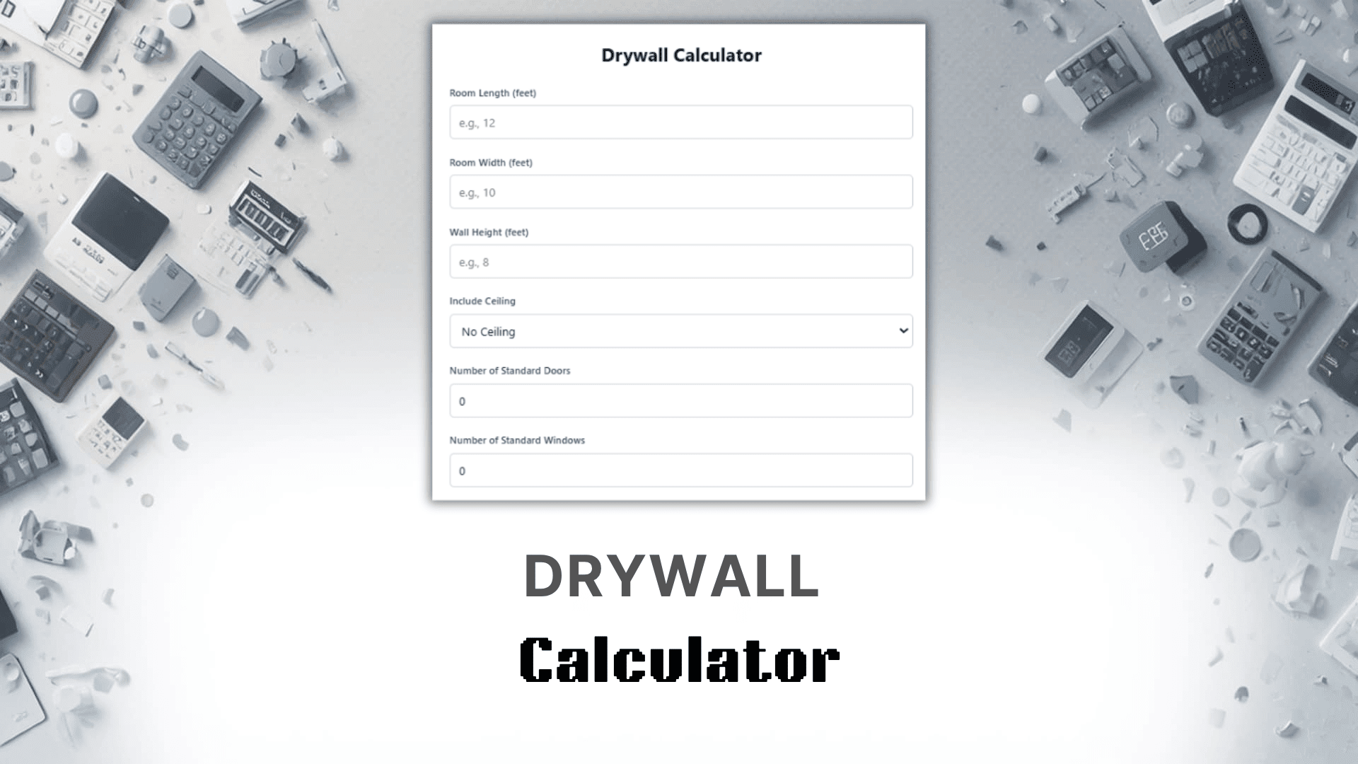 Drywall Calculator