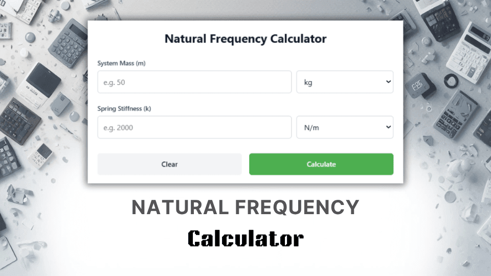 Natural Frequency Calculator