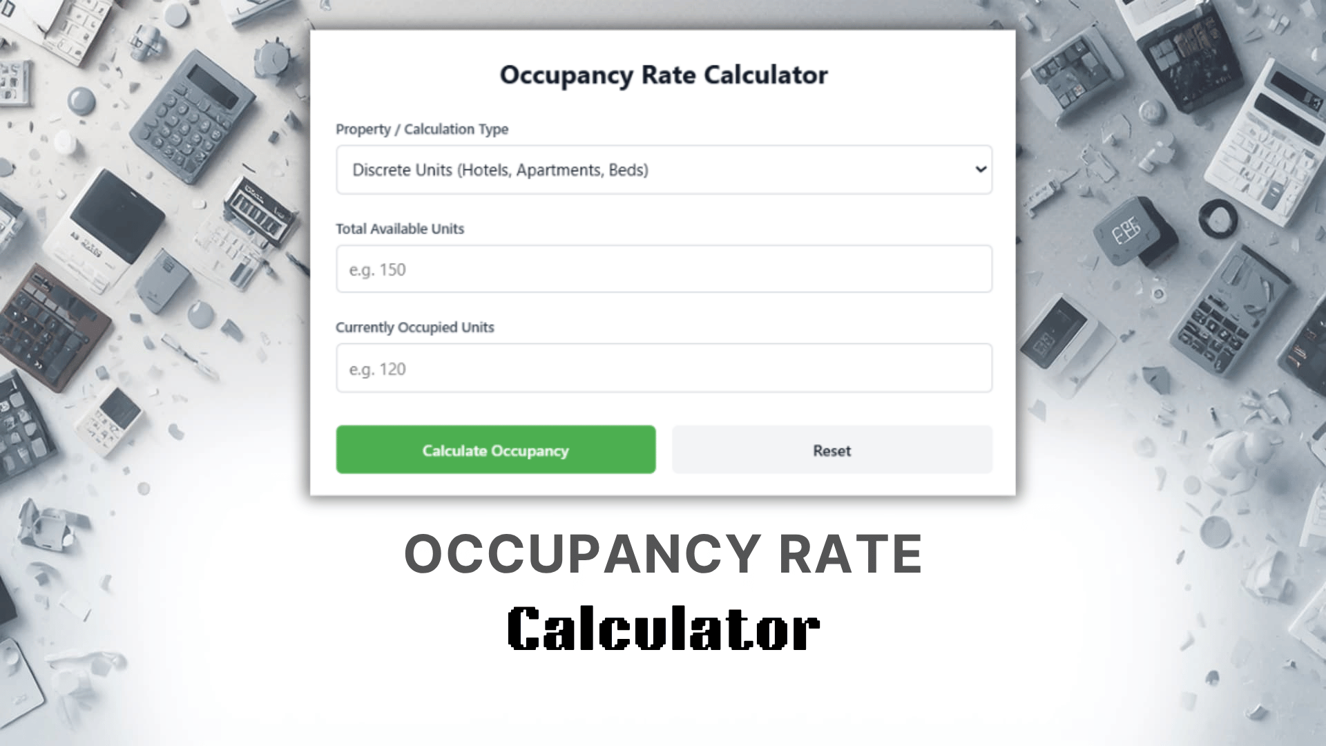 Occupancy Rate Calculator