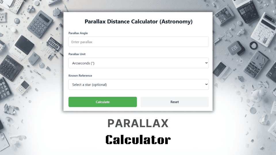 Parallax Calculator