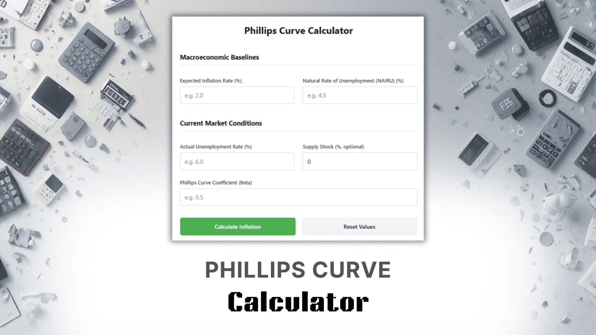 Phillips Curve Calculator