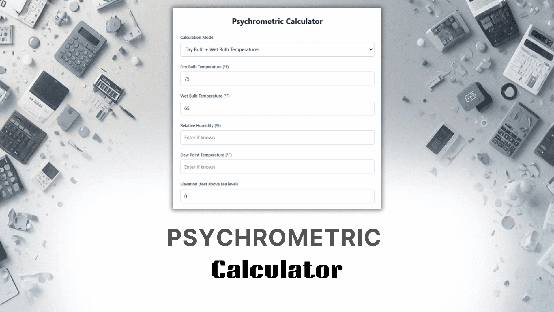 Psychrometric Calculator