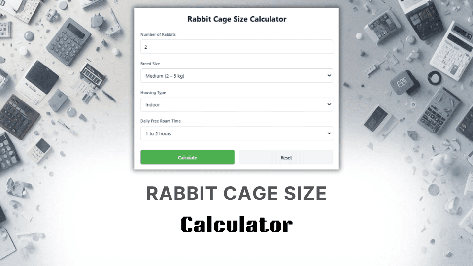 Rabbit Cage Size Calculator