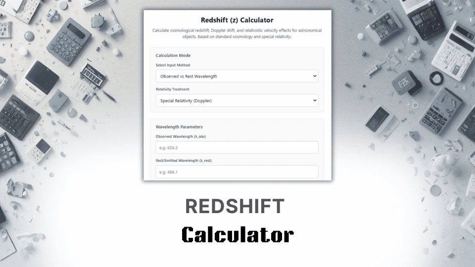 Redshift Calculator