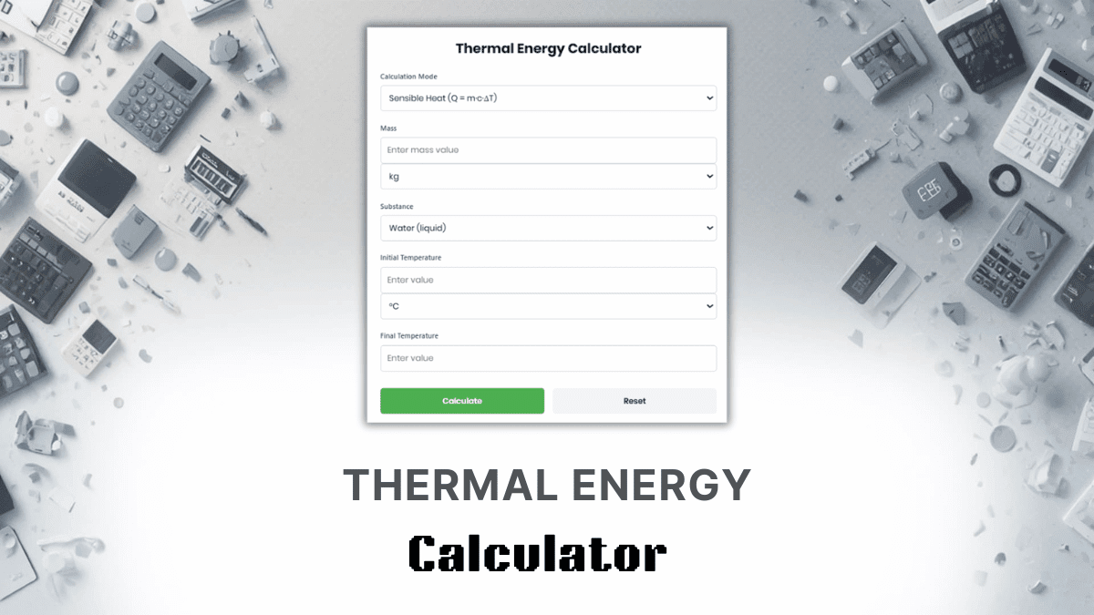 Thermal Energy Calculator