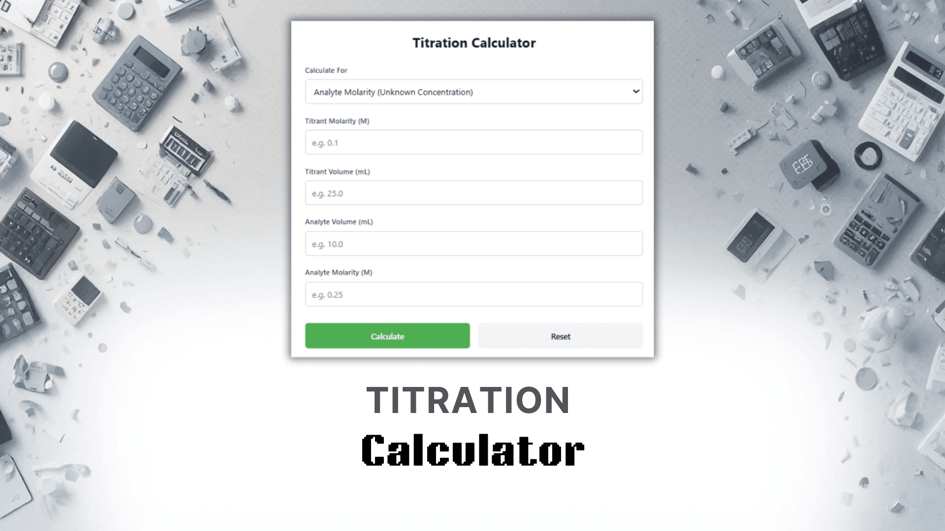 Titration Calculator