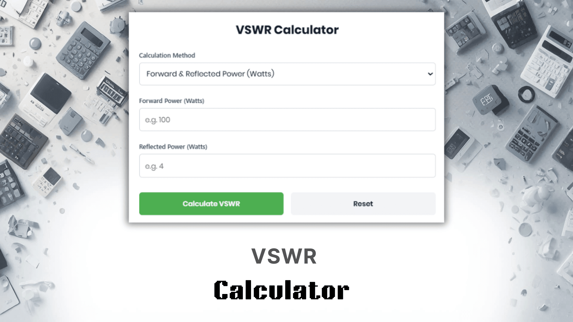 VSWR Calculator