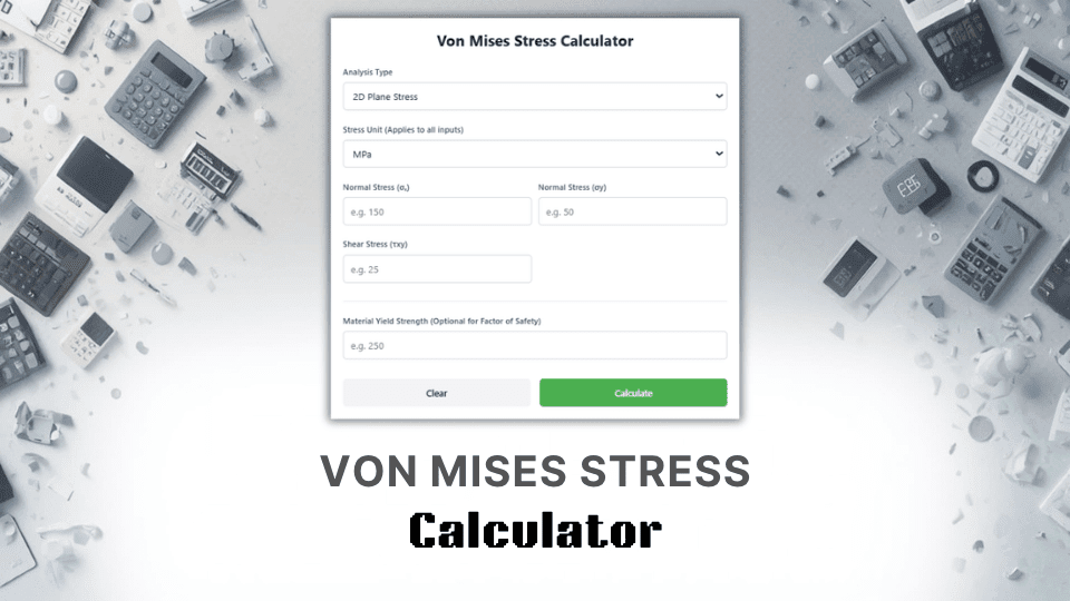 Von Mises Stress Calculator